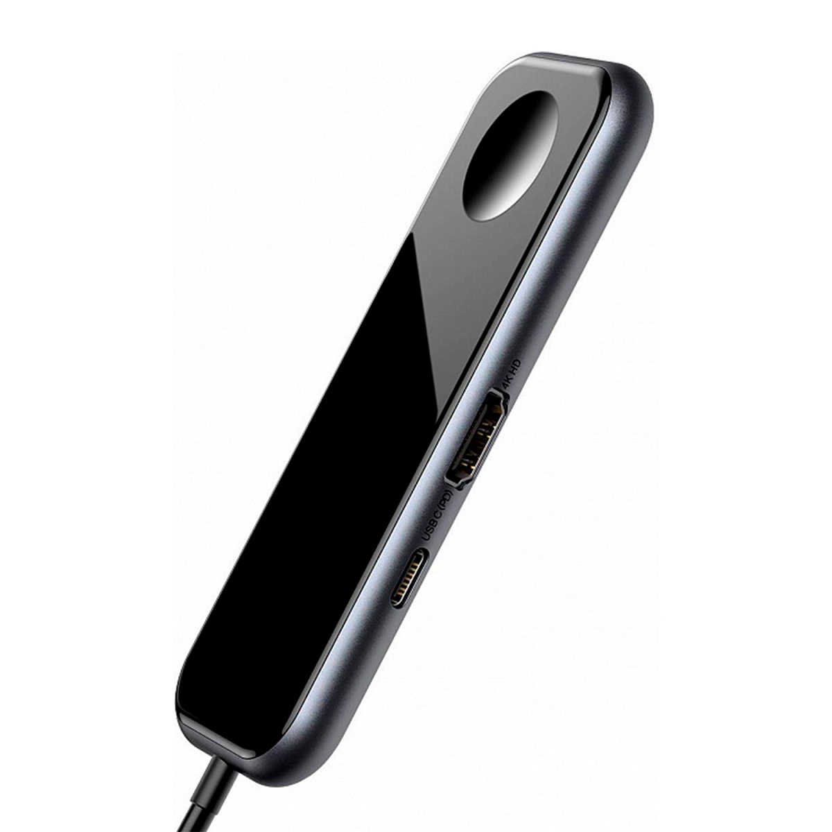 USB-концентратор Baseus Mirror Series Multifunctional HUB (CAHUB-AZ0G) с зарядным устройством для Apple Watch для Macbook
