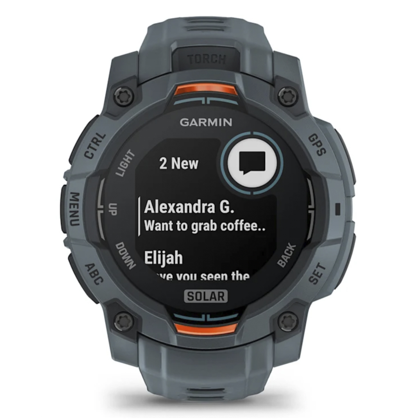 Умные часы Garmin Instinct 3 – 45 mm, Solar Twilight with Twilight Band (010-02934-01)