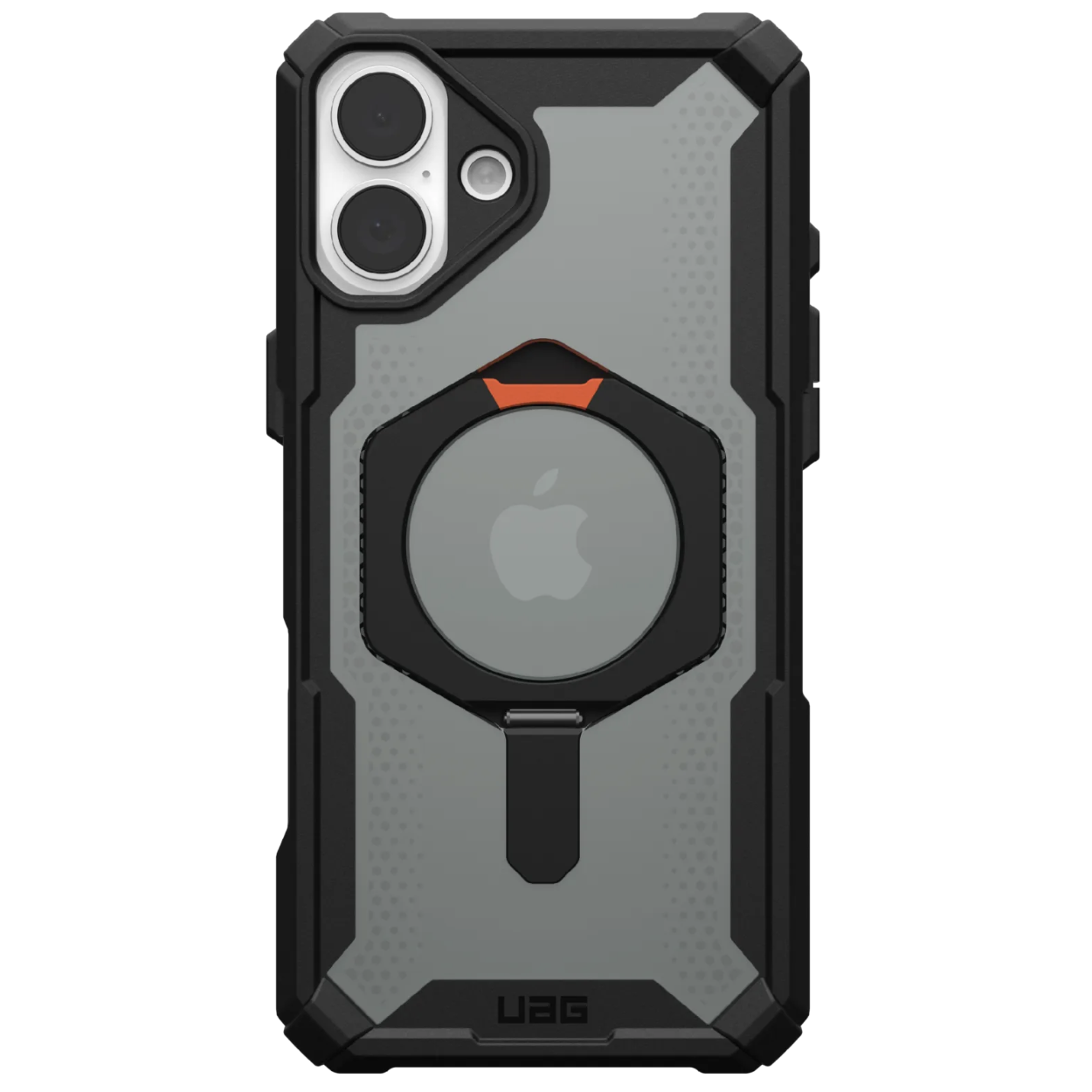 Противоударный защитный чехол UAG Plasma XTE MagSafe для iPhone 16 Plus Black/Orange