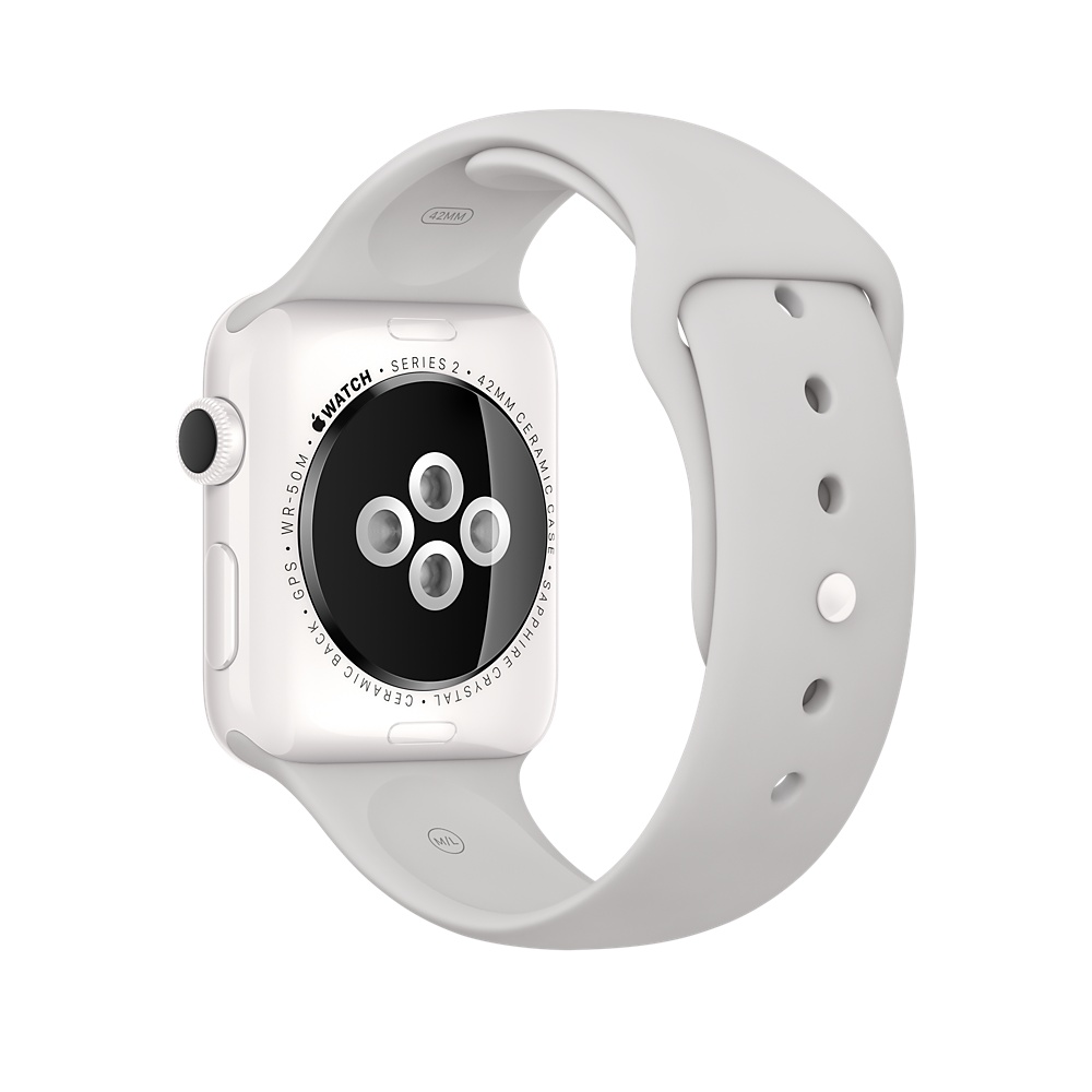 Часы Apple Watch Edition Series 2 42 mm White Ceramic Case with Cloud Sport Band