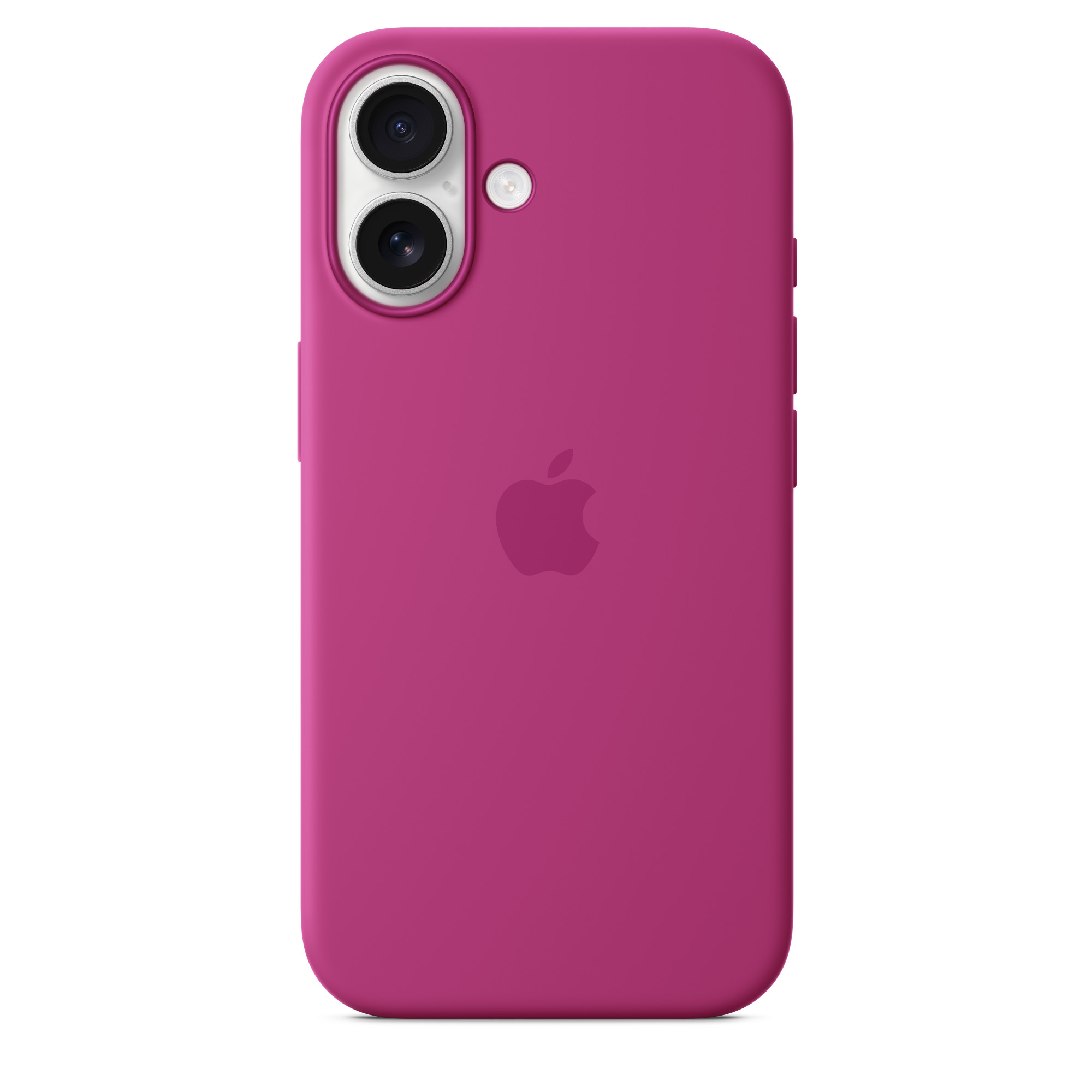 Силиконовый чехол Apple iPhone 16 Silicone Case with MagSafe – Fuchsia (MYY53ZM/A)