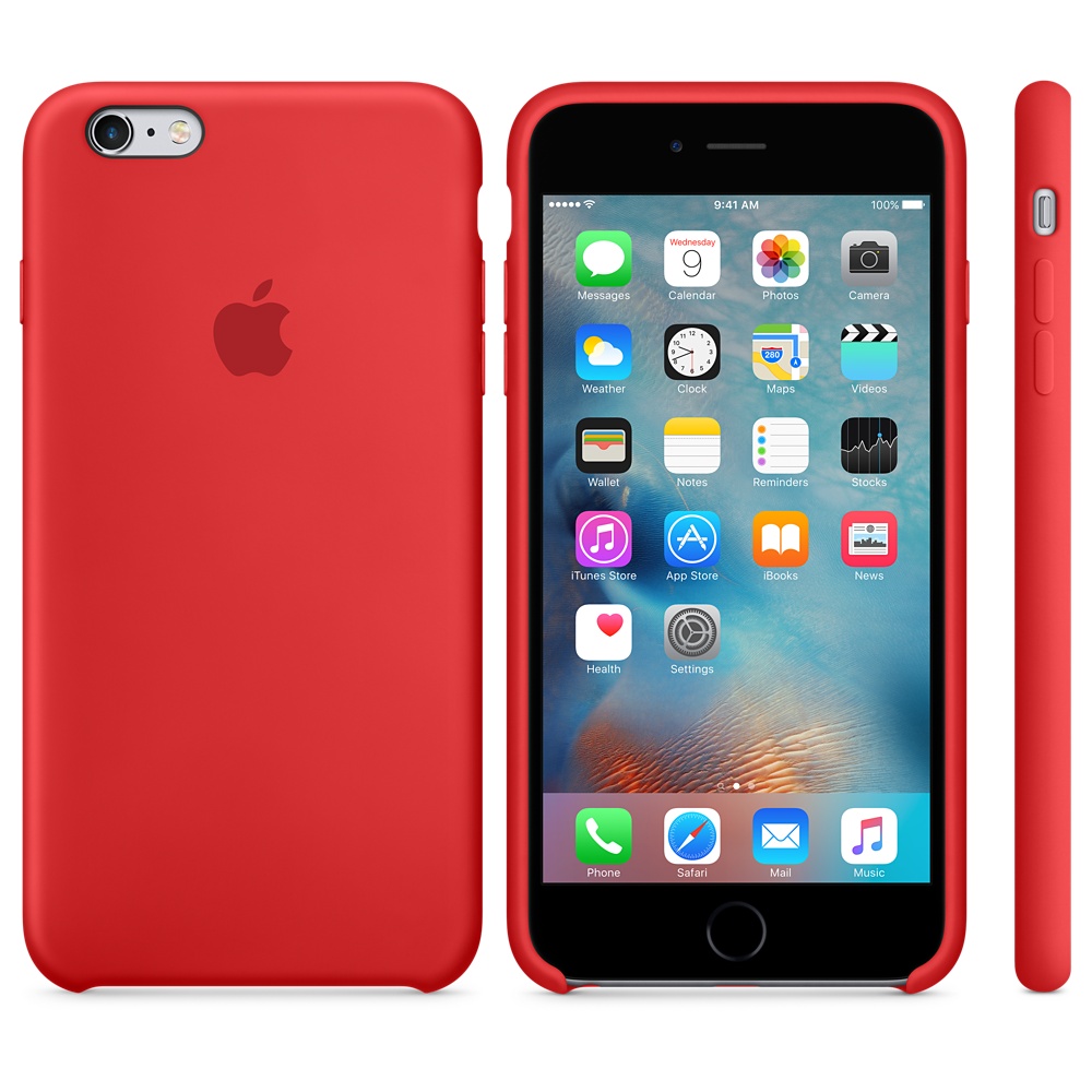 Силиконовый чехол Apple iPhone 6S Plus Silicone Case - Red (MKXM2ZM/A) для iPhone 6 Plus/6S Plus