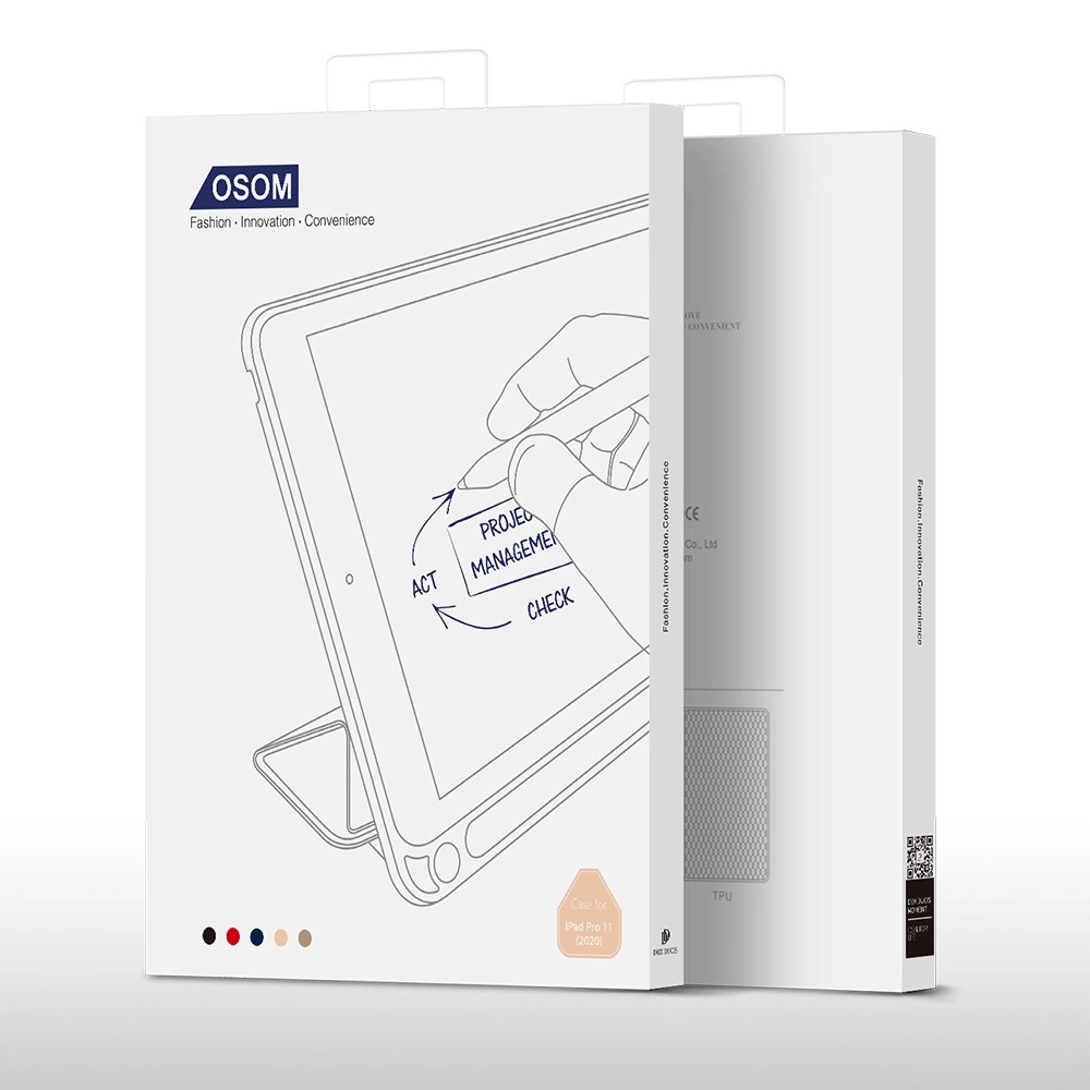 Чехол-книжка Dux Ducis для iPad Pro 11 (2020-2022) Osom Series Pink