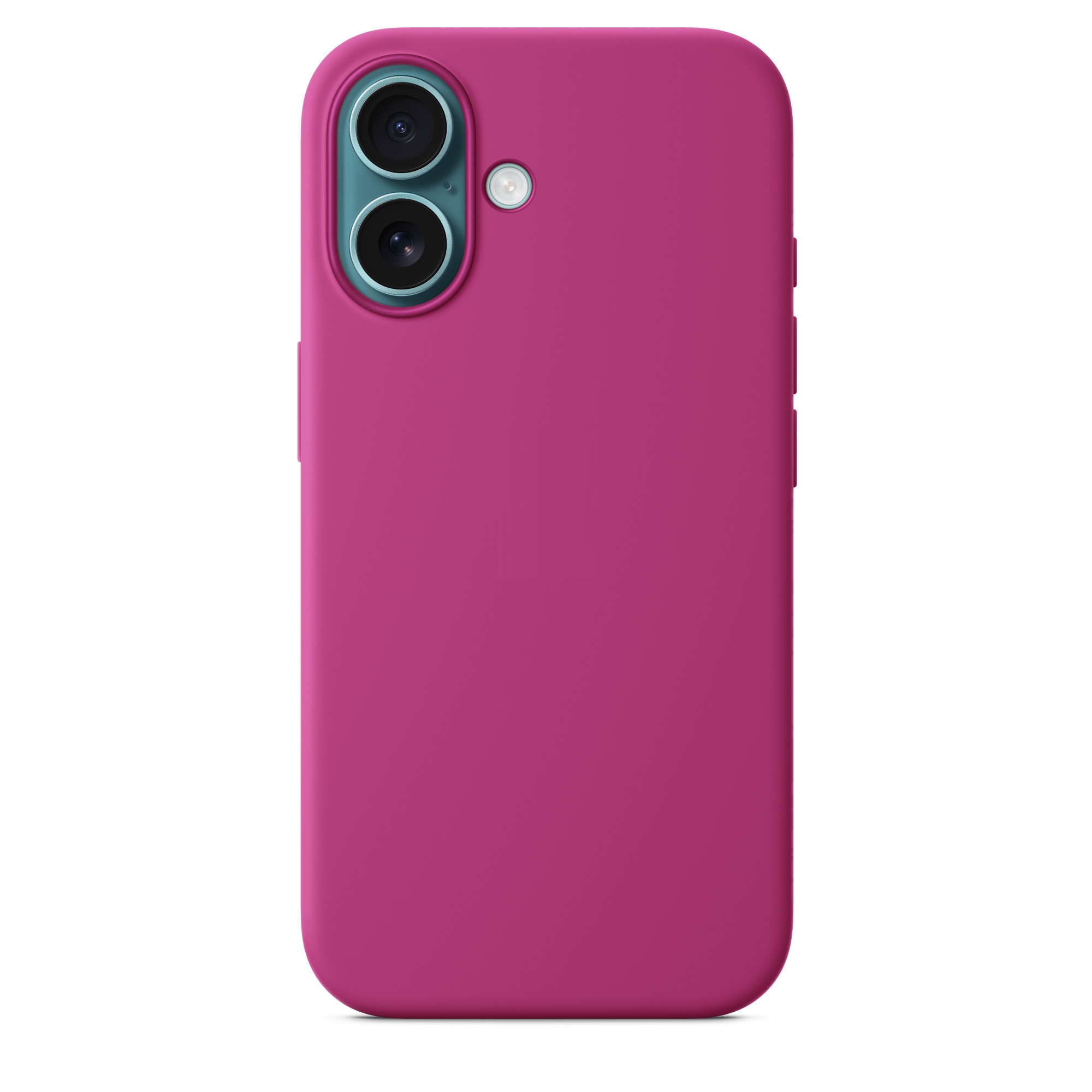 Силиконовый чехол Naturally Silicone Case with MagSafe Fuchsia для iPhone 16