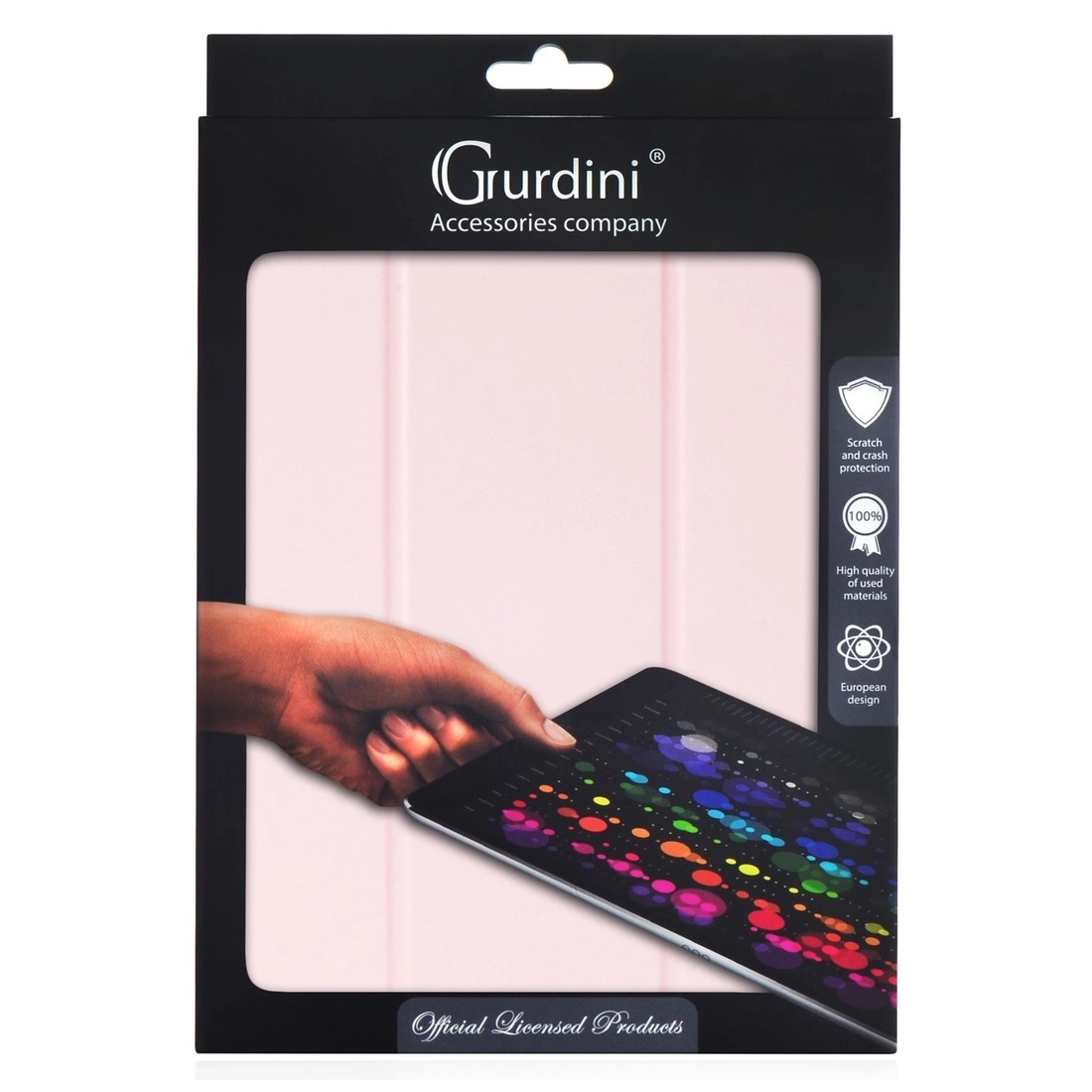Чехол-книжка Gurdini Leather Series (pen slot) для iPad 10.2 (2019/2020) Pink Sand