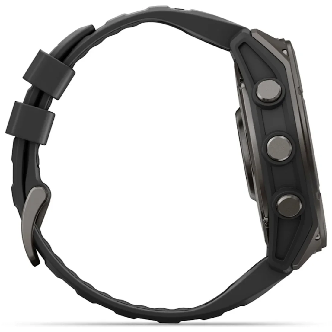 Умные часы Garmin fenix 9 - 51 mm Carbon Gray DLC Titanium with Black/Pebble Grey Silicone Band (010-04763-11)