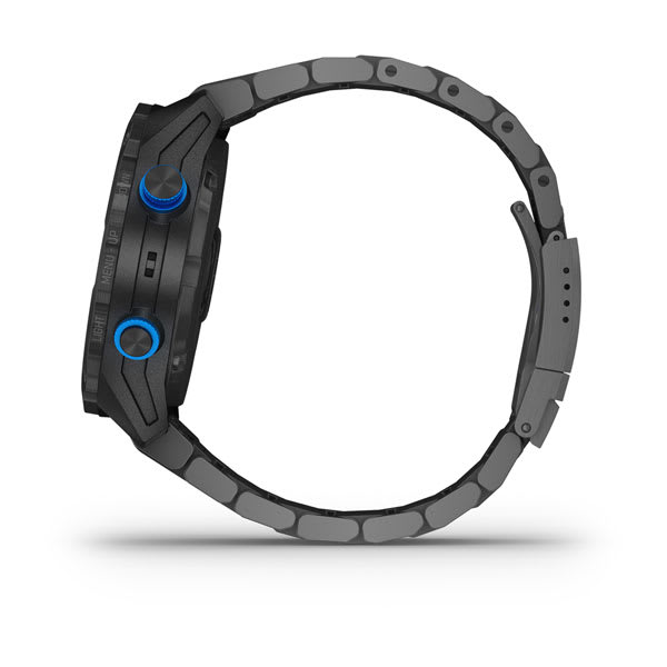 Умные часы Garmin Descent Mk2i Bundle, Titanium Carbon Grey DLC with DLC Titanium Band (Includes Descent T1) (010-02132-12)