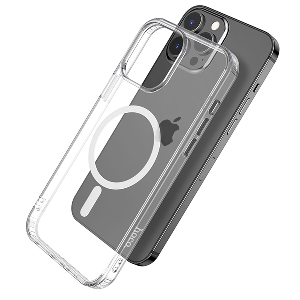 Чехол прозрачный Hoco Clear Case Magsafe для iPhone 13 Pro