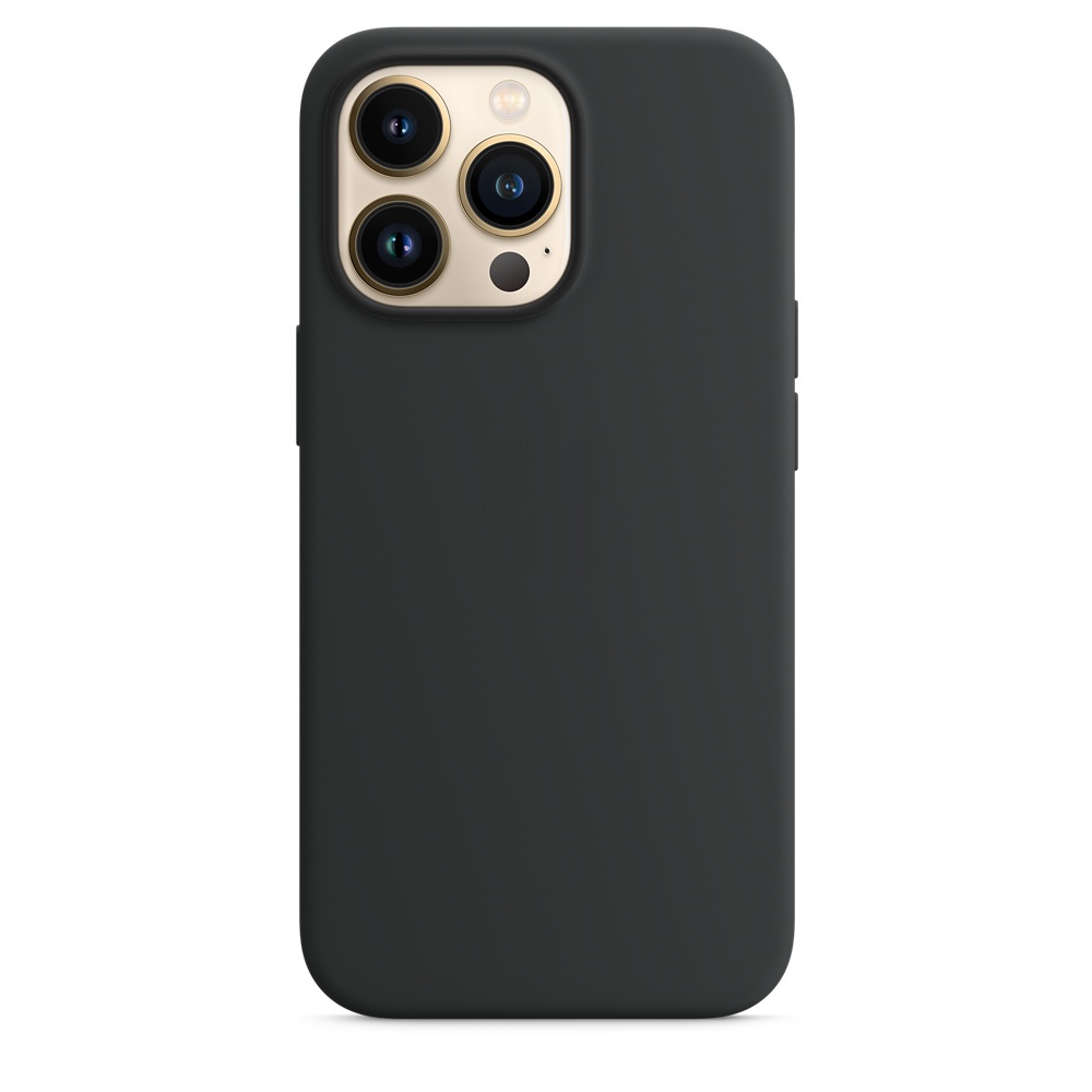 Силиконовый чехол Naturally Silicone Case with MagSafe Midnight для iPhone 13 Pro