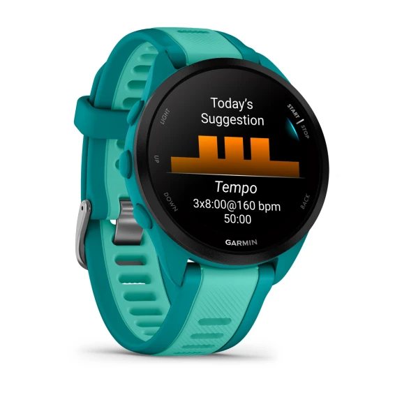 Умные часы Garmin Forerunner 165 Music Turquoise/Aqua (010-02863-32)