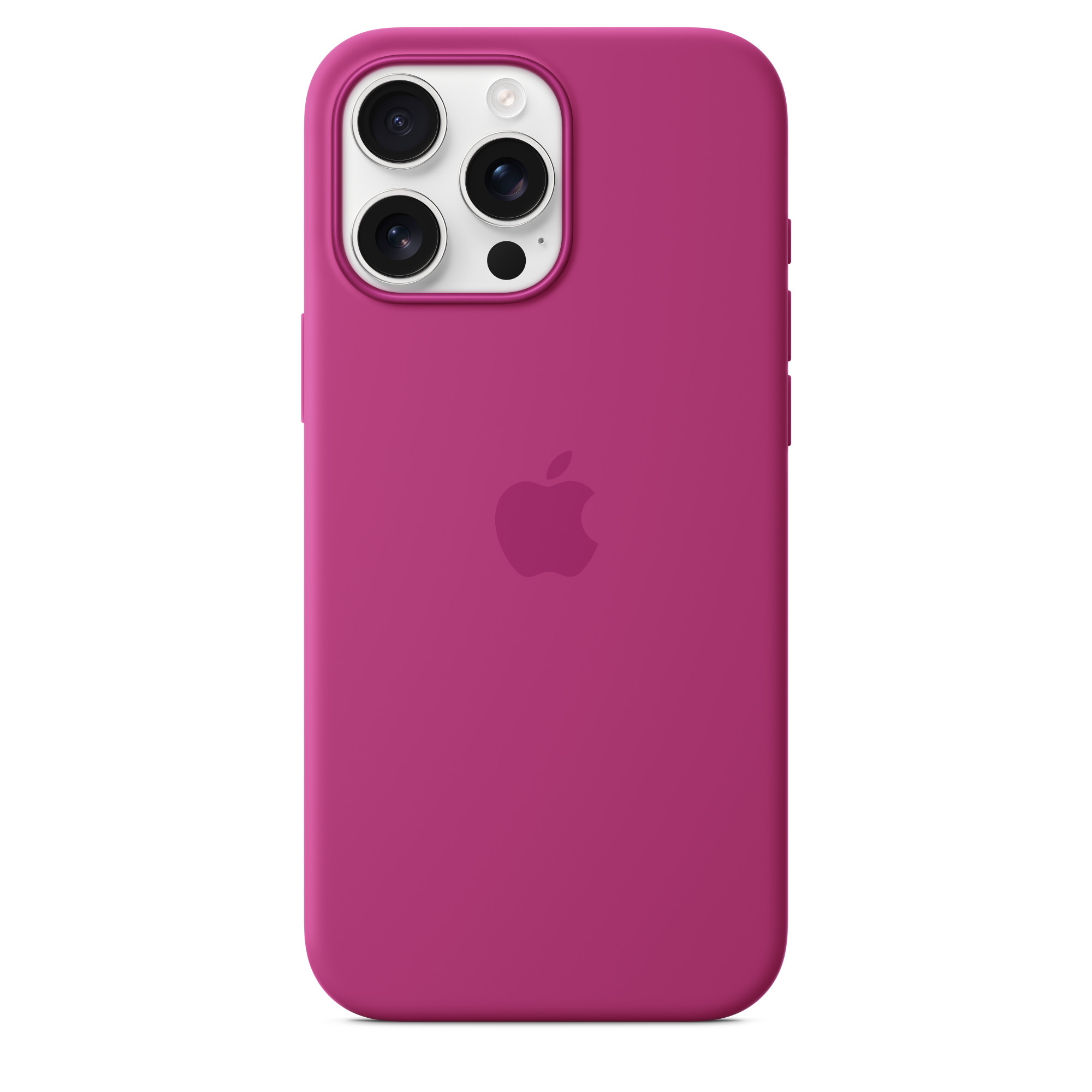 Силиконовый чехол Apple iPhone 16 Pro Max Silicone Case with MagSafe – Fuchsia (MYYX3ZM/A)