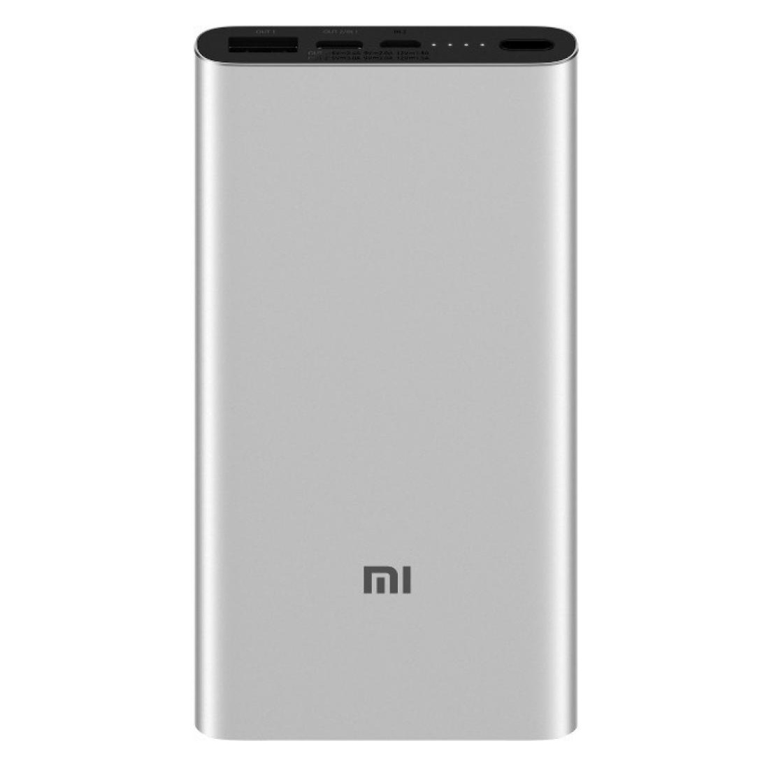 Аккумулятор внешний универсальный Xiaomi Mi Power Bank 3 (10000 mAh) Silver