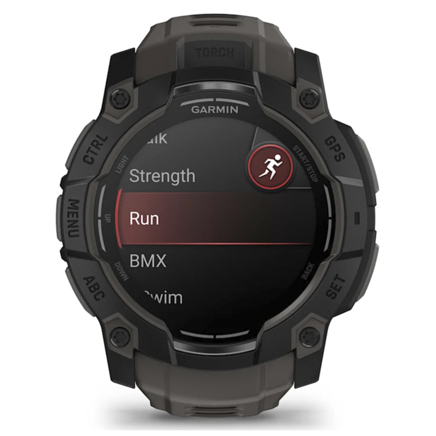 Умные часы Garmin Instinct 3 – 50 mm, AMOLED Black with Charcoal Band (010-03020-00)
