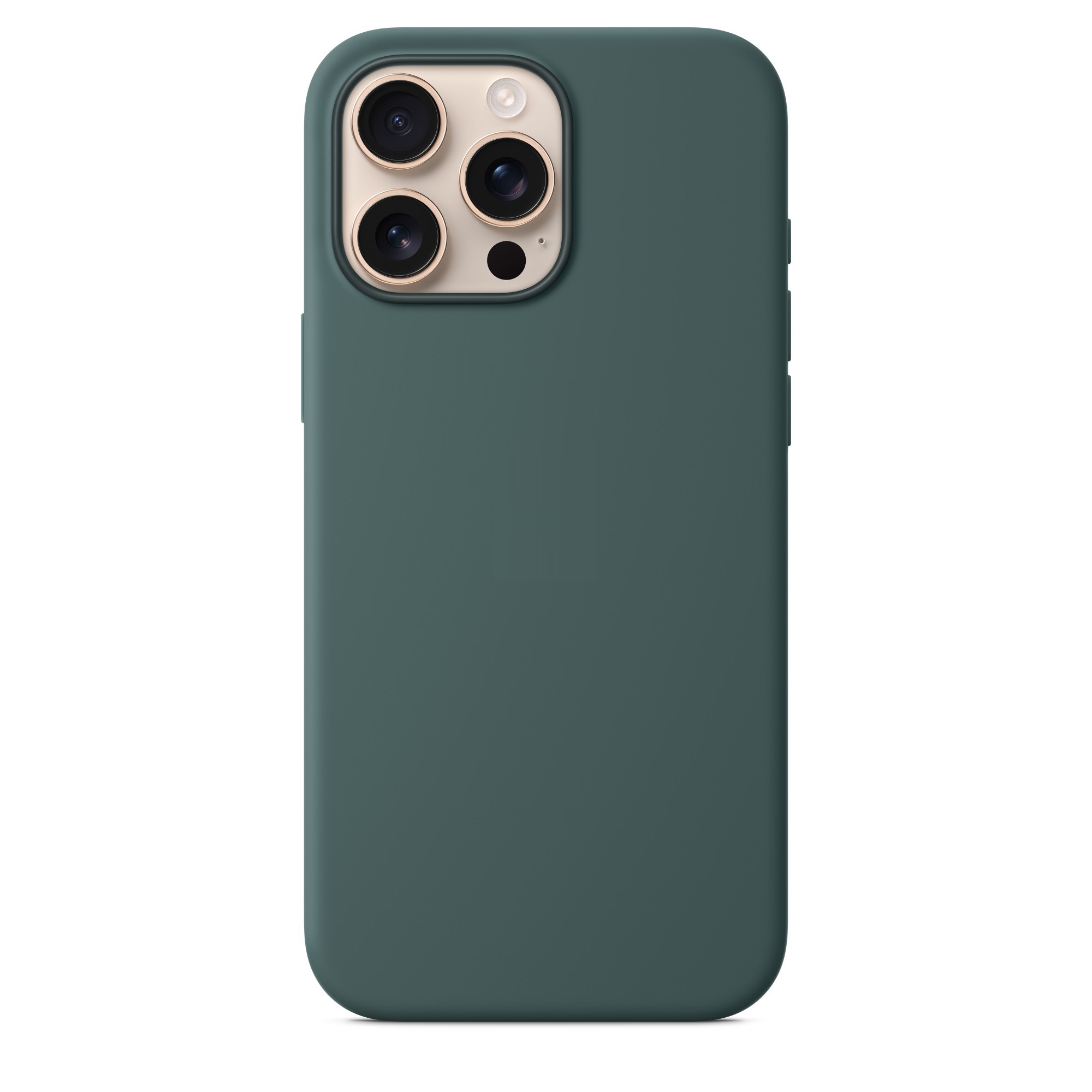 Силиконовый чехол Naturally Silicone Case with MagSafe Lake Green для iPhone 16 Pro Max