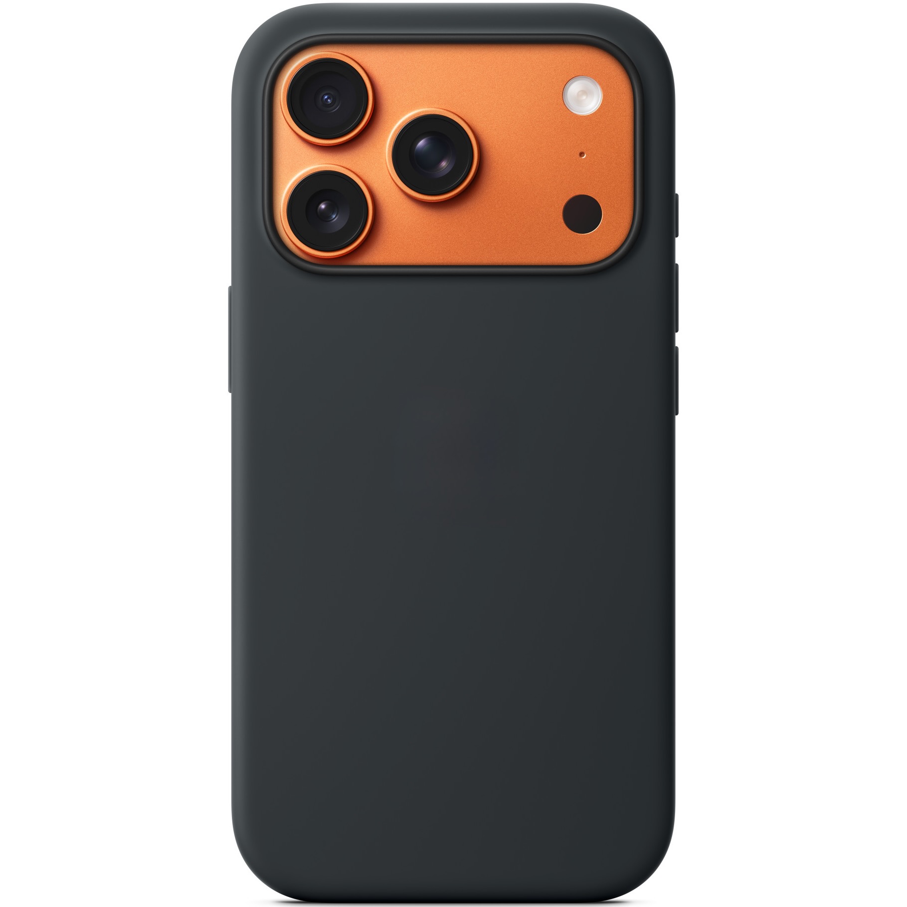 Силиконовый чехол Naturally Silicone Case with MagSafe Black для iPhone 17 Pro