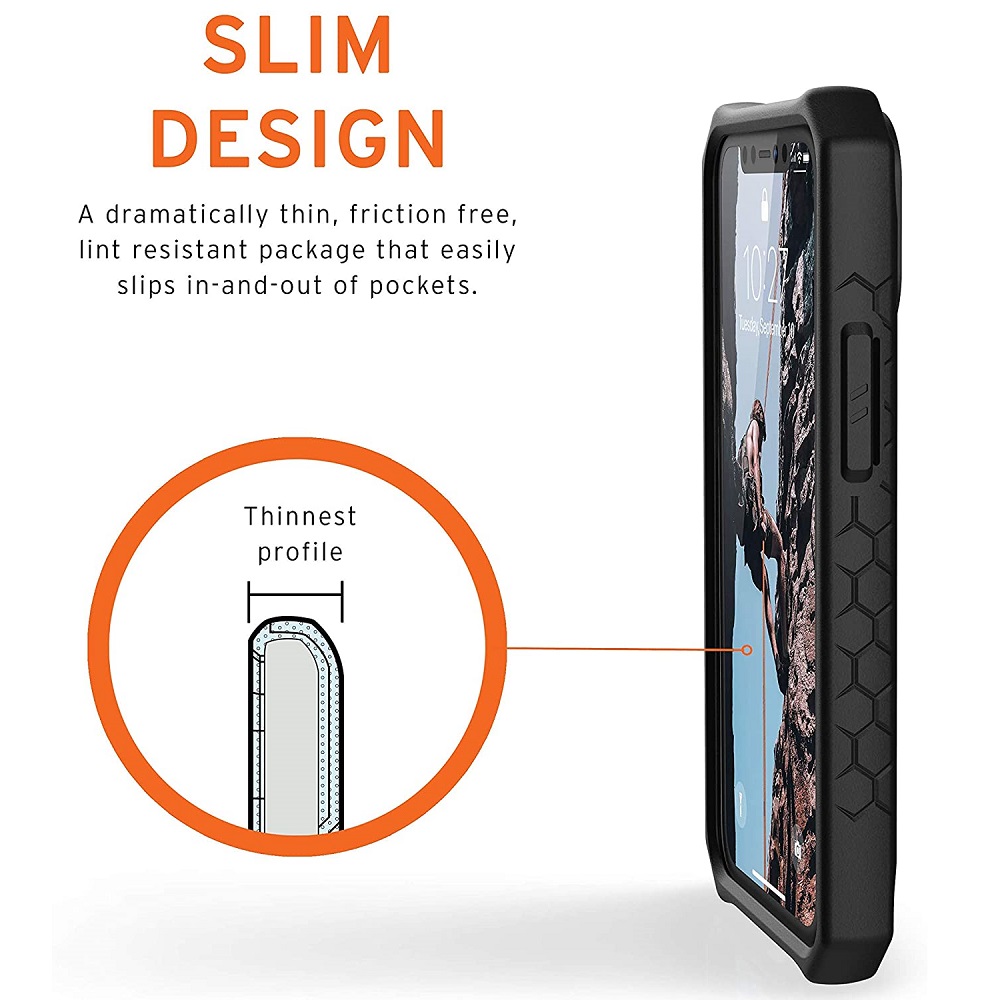 Противоударный защитный чехол UAG Monarch Carbon Fiber для iPhone 12 mini