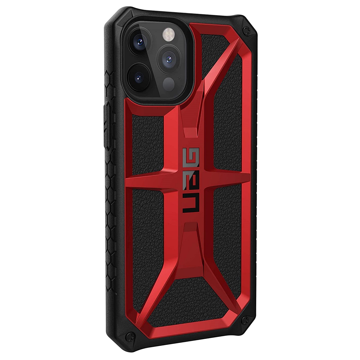 Противоударный защитный чехол UAG Monarch Crimson для iPhone 12 Pro Max