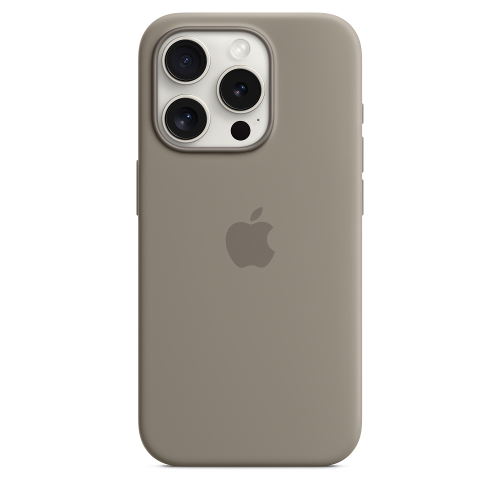 Силиконовый чехол Apple iPhone 15 Pro Silicone Case with MagSafe - Clay (MT1E3ZM/A) для iPhone 15 Pro