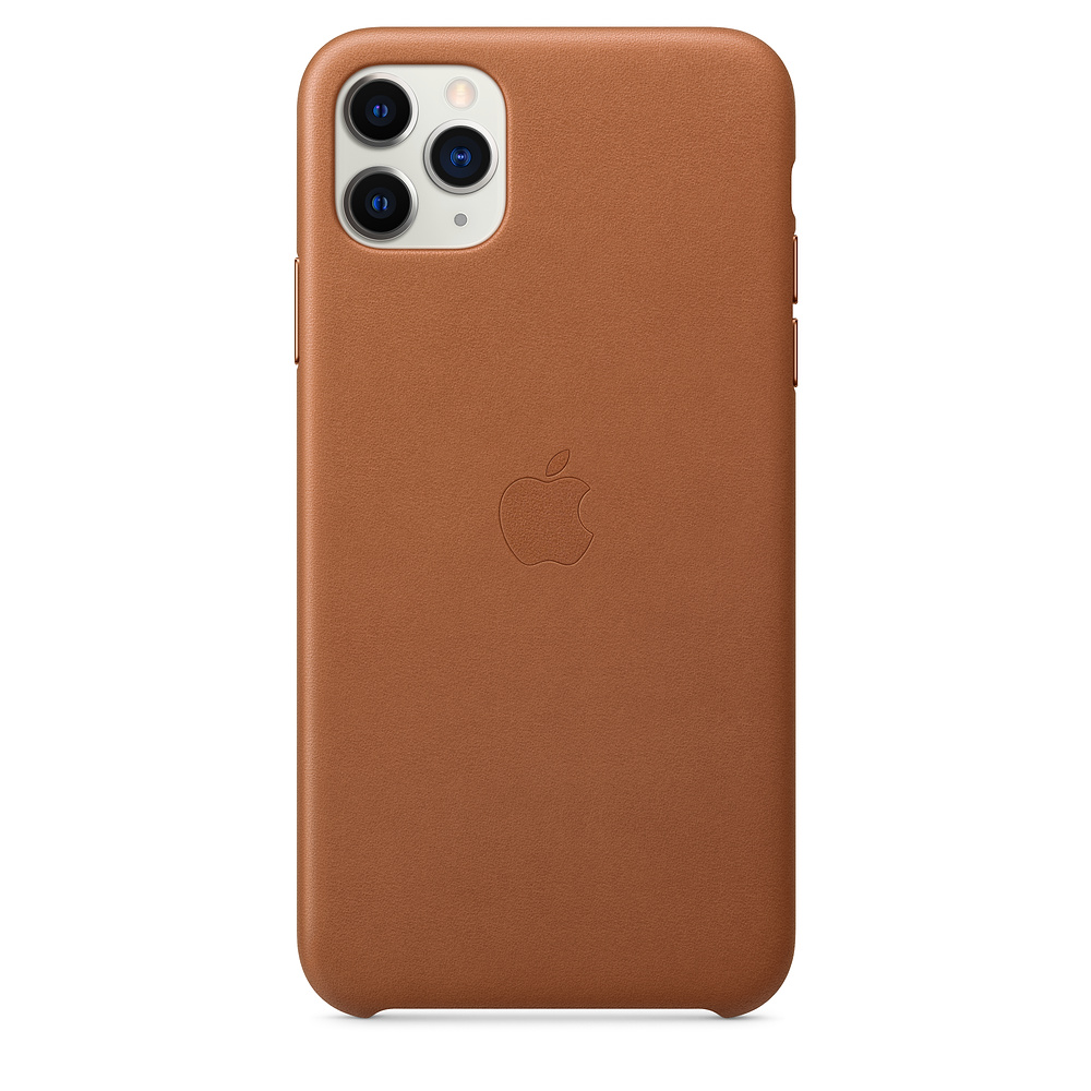 Кожаный чехол Apple iPhone 11 Pro Max Leather Case - Saddle Brown (MX0D2ZM/A) для iPhone 11 Pro Max