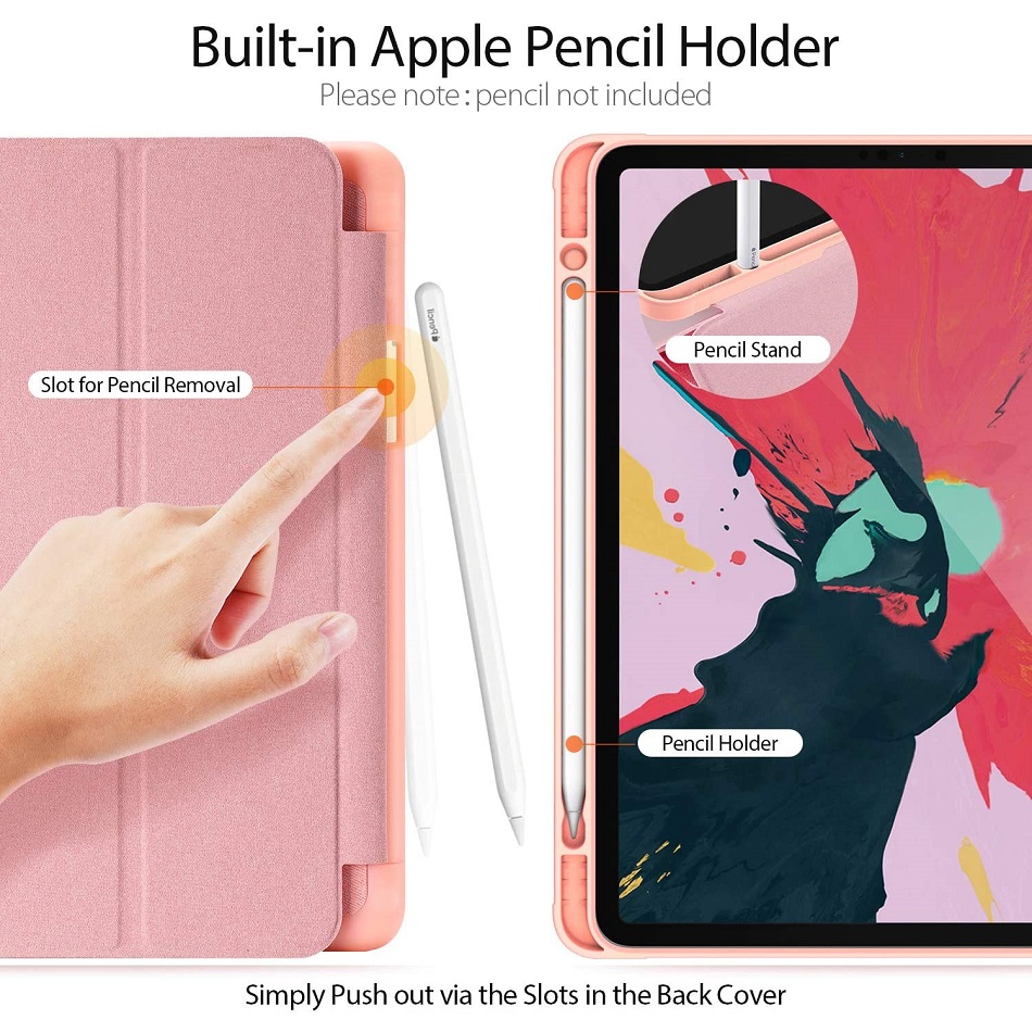 Чехол-книжка Dux Ducis для iPad Pro 11 (2020-2022) Domo Series Pink