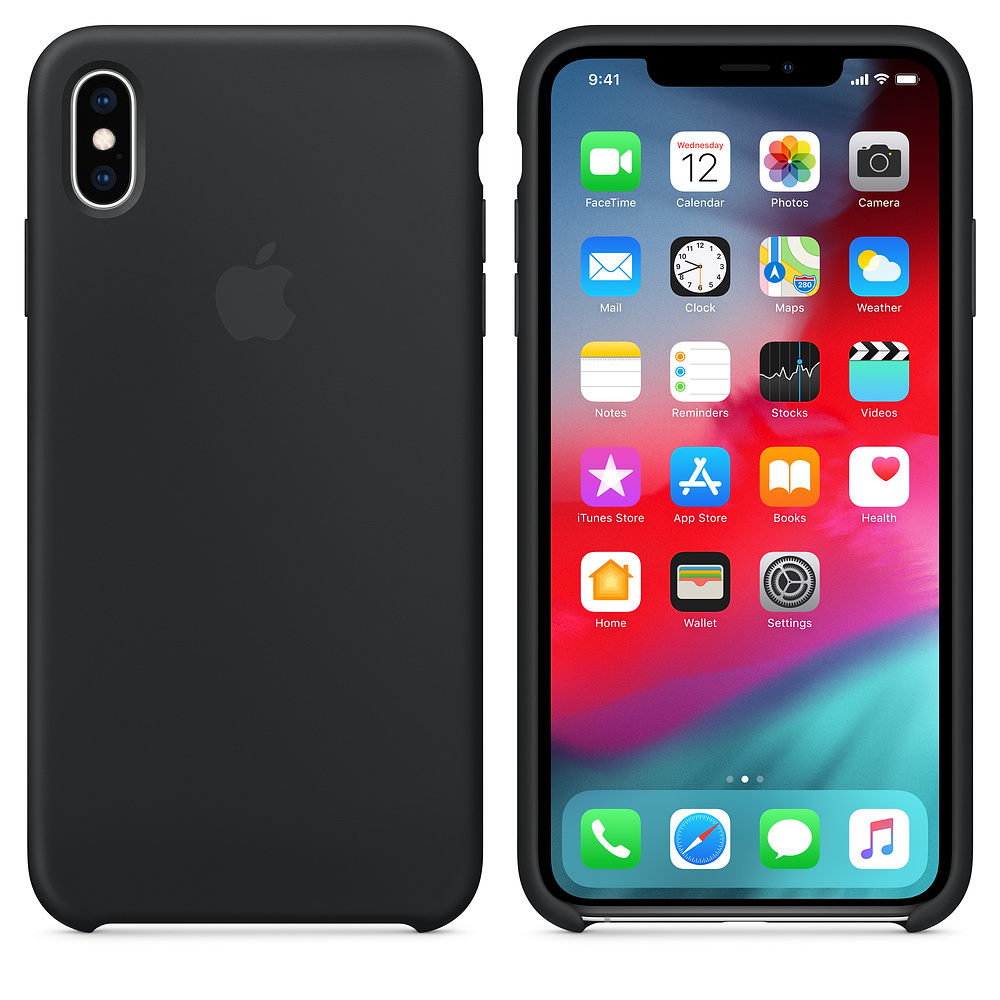 Силиконовый чехол Apple iPhone XS Max Silicone Case - Black (MRWE2ZM/A) для iPhone XS Max