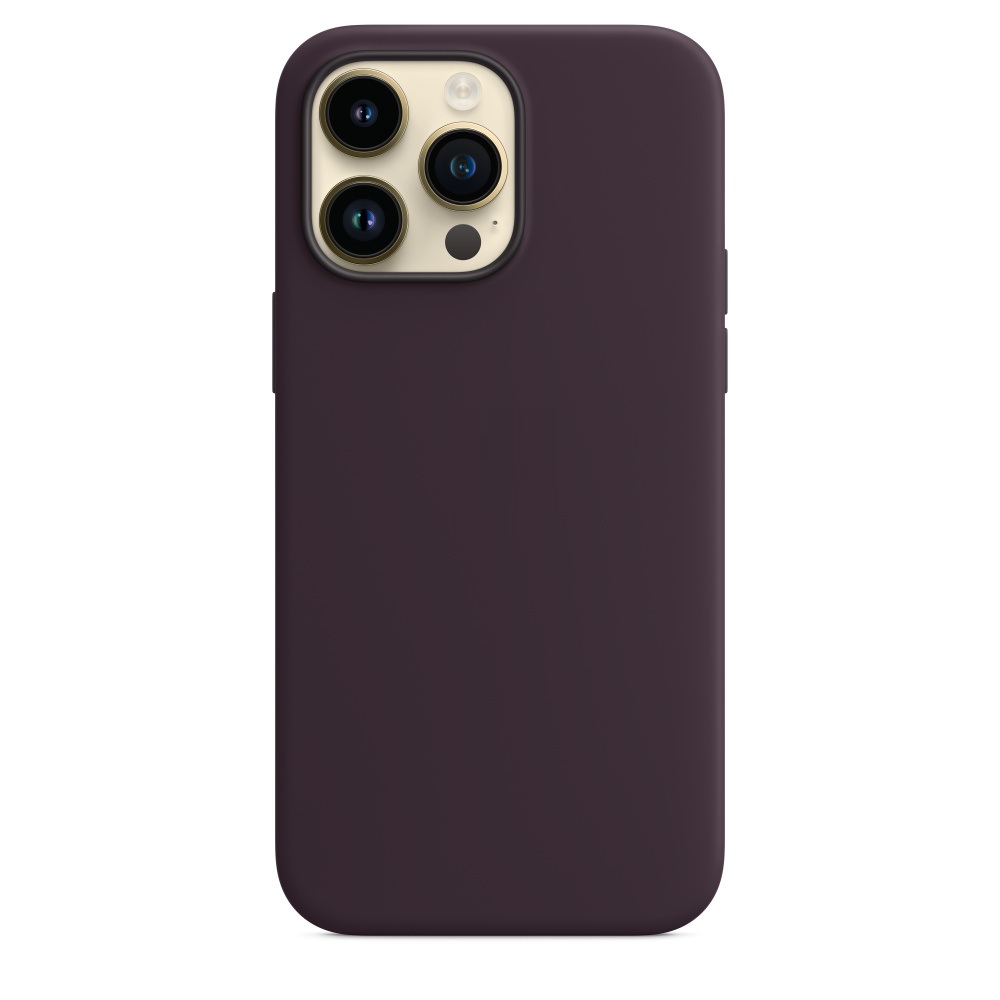 Силиконовый чехол Naturally Silicone Case with MagSafe Elderberry для iPhone 14 Pro Max