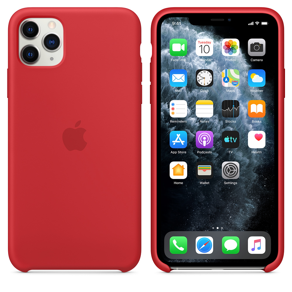 Силиконовый чехол Apple iPhone 11 Pro Max Silicone Case - (PRODUCT)RED (MWYV22ZM/A) для iPhone 11 Pro Max