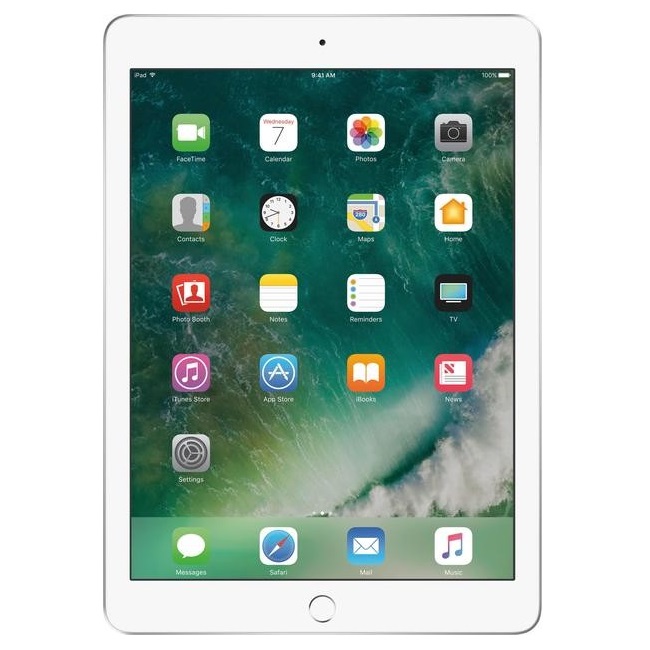 Планшет Apple iPad (2017) 128Gb Wi-Fi Silver (MP2J2RU/A)