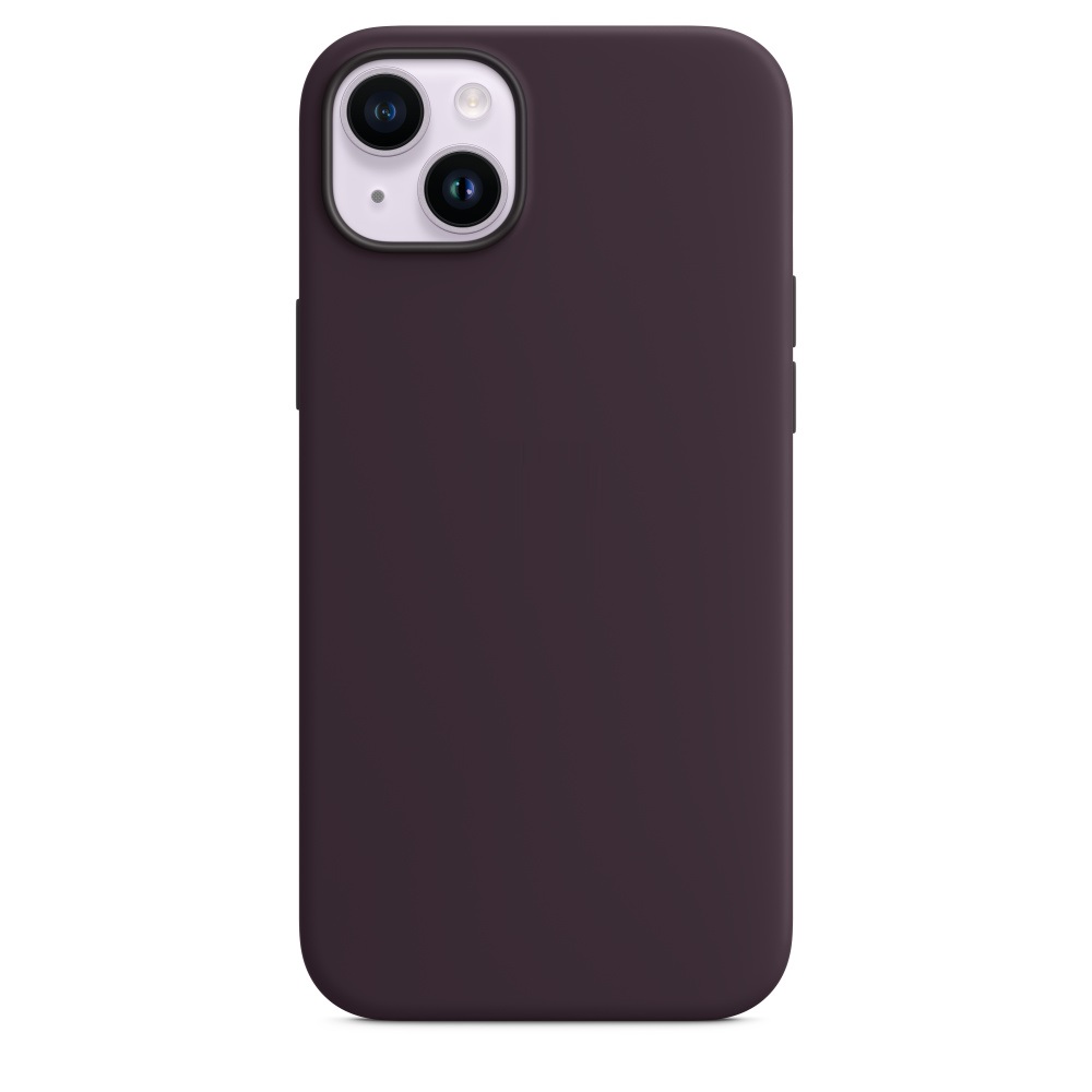 Силиконовый чехол Naturally Silicone Case with MagSafe Elderberry для iPhone 14 Plus
