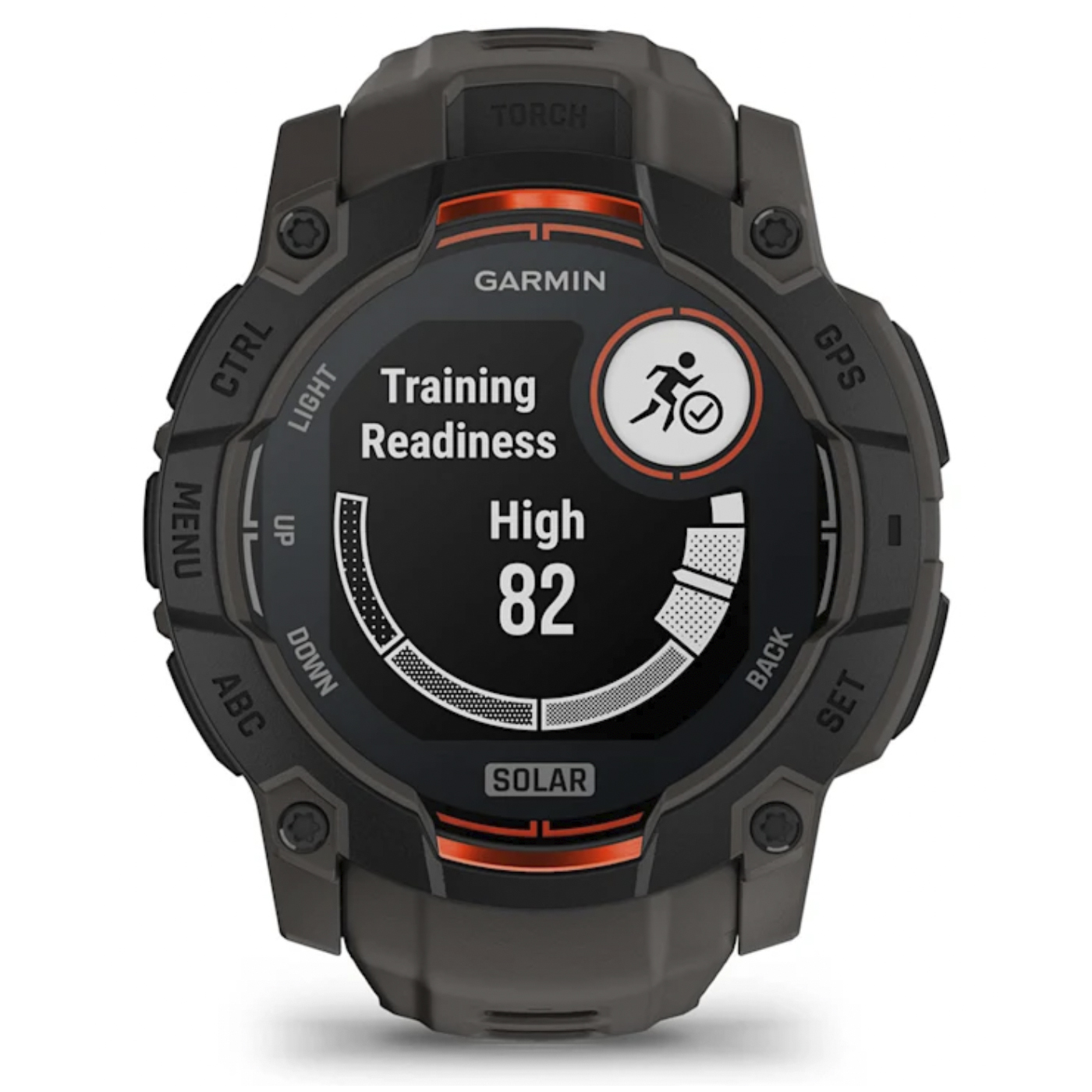Умные часы Garmin Instinct 3 – 50 mm, Solar Black with Charcoal Band (010-02935-00)