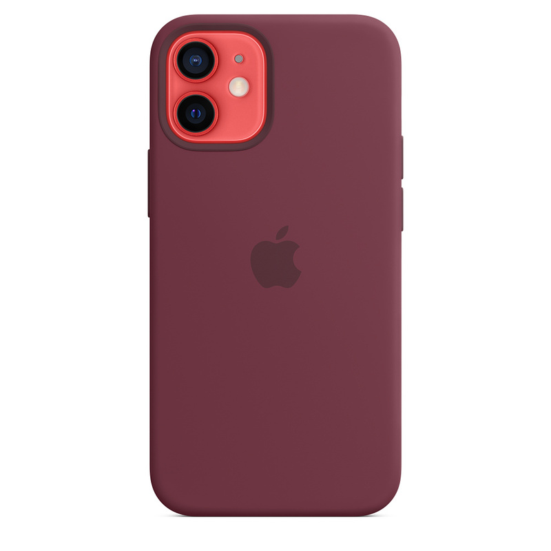 Силиконовый чехол Apple iPhone 12 mini Silicone Case with MagSafe - Plum (MHKQ3ZE/A) для iPhone 12 mini