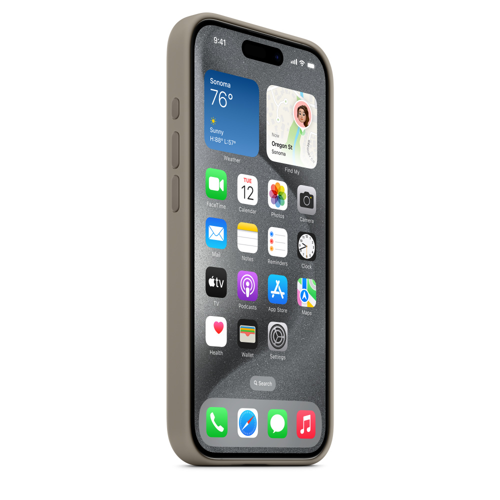 Силиконовый чехол Apple iPhone 15 Pro Silicone Case with MagSafe - Clay (MT1E3ZM/A) для iPhone 15 Pro