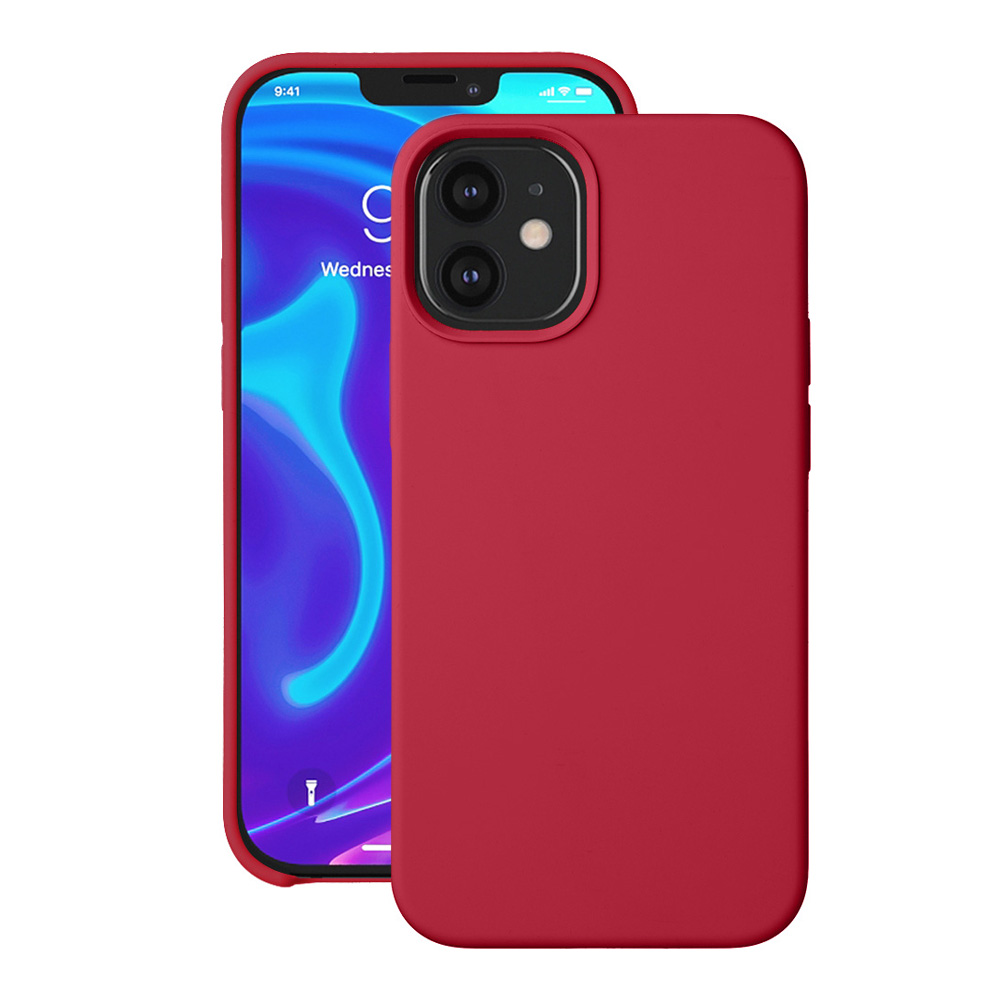 Чехол Deppa Liquid Silicone Case Red (87786) для Apple iPhone 12 mini