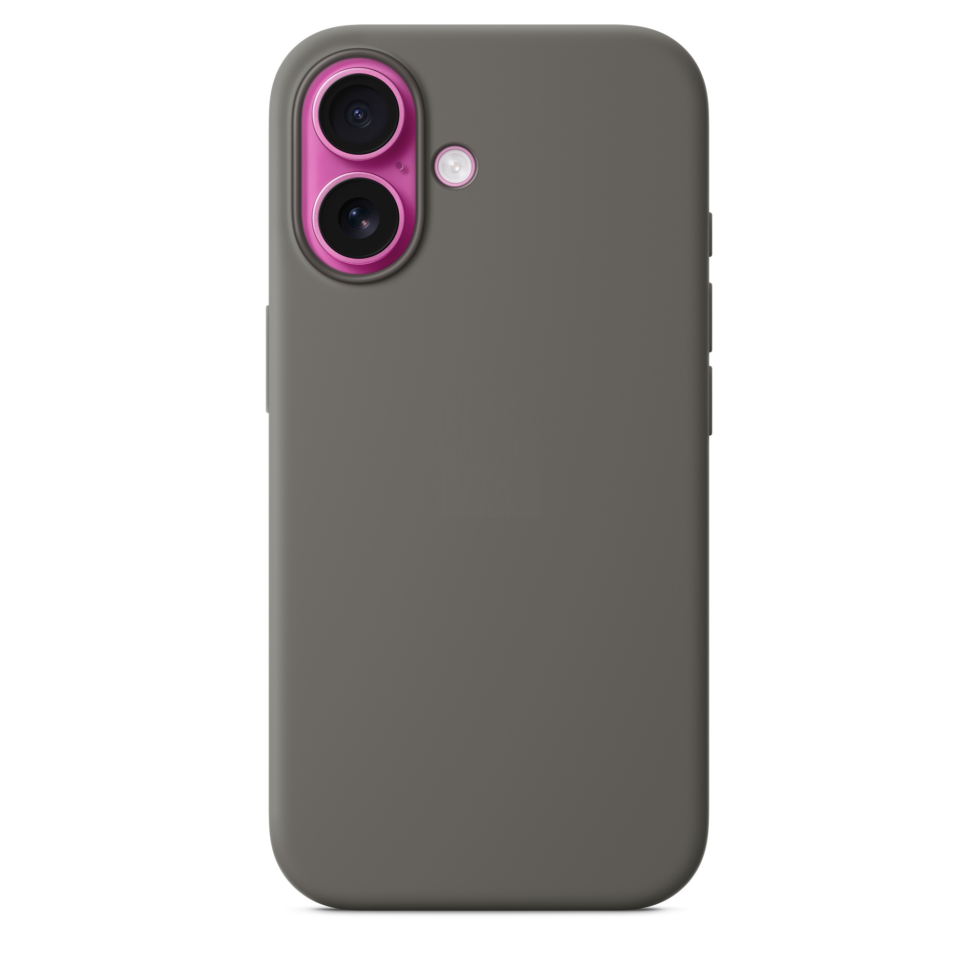 Силиконовый чехол Naturally Silicone Case with MagSafe Stone Gray для iPhone 16