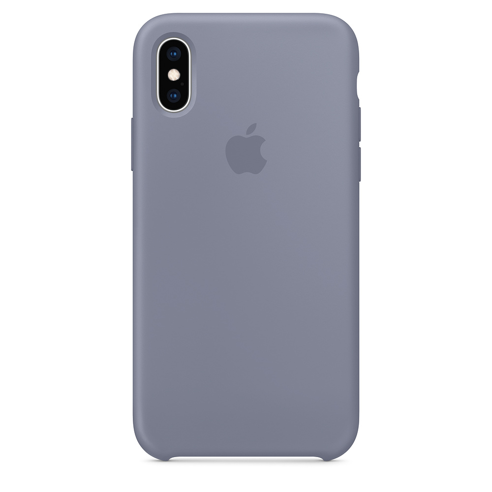 Силиконовый чехол Apple iPhone XS Silicone Case - Lavender Gray (MTFC2ZM/A) для iPhone XS
