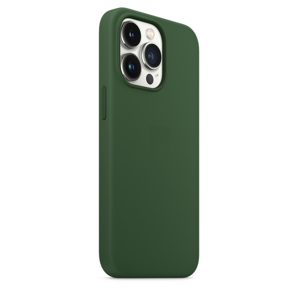 Силиконовый чехол Naturally Silicone Case with MagSafe Clover для iPhone 13 Pro