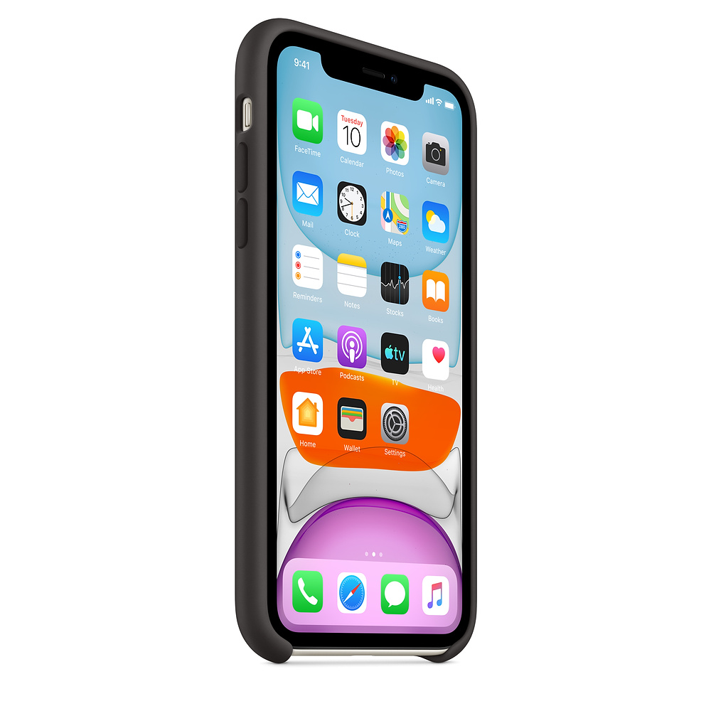 Силиконовый чехол Apple iPhone 11 Silicone Case - Black (MWVU2ZM/A) для iPhone 11