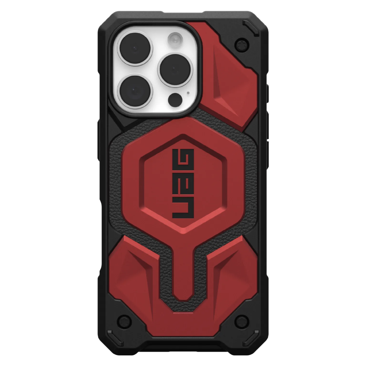 Противоударный защитный чехол UAG Monarch Pro MagSafe для iPhone 16 Pro Crimson