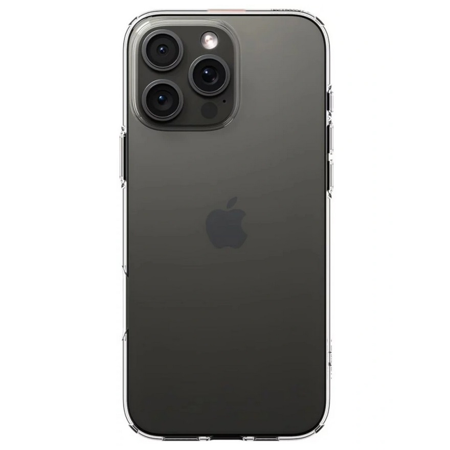 Силиконовый чехол прозрачный для iPhone 16 Pro Max