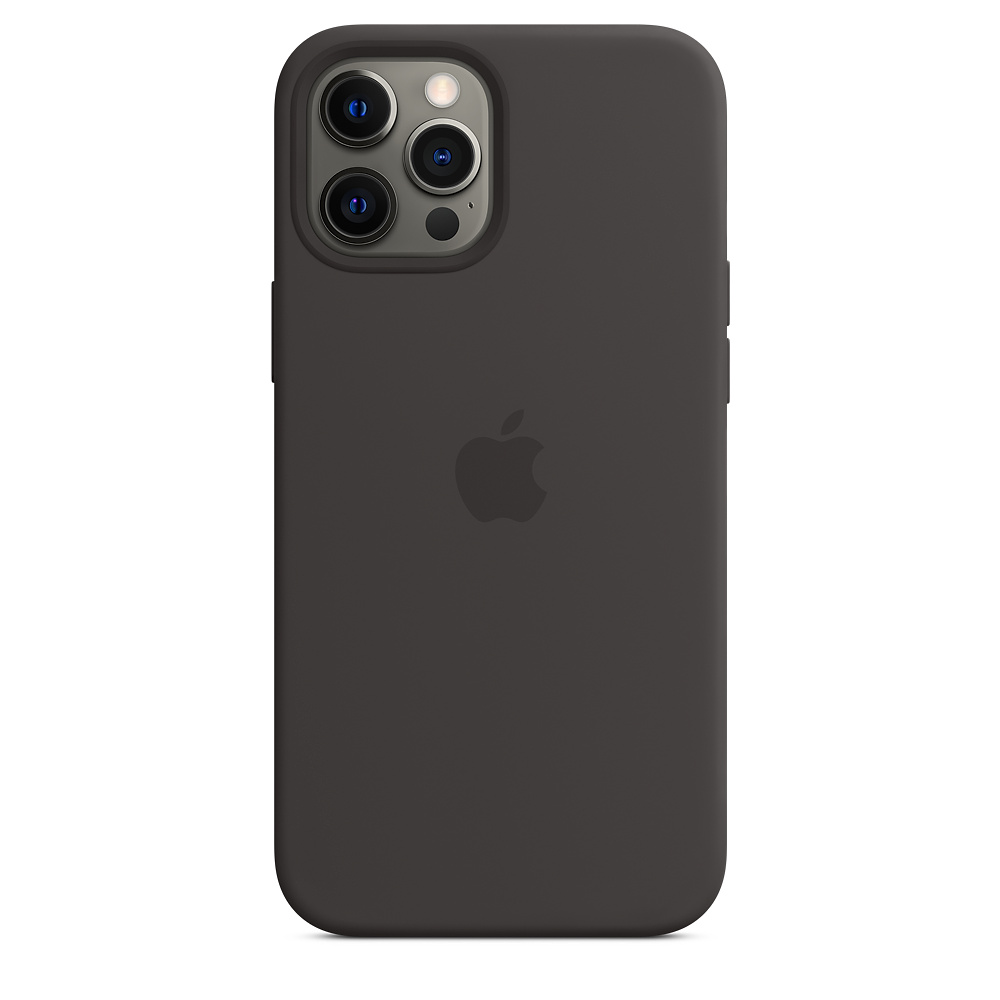 Силиконовый чехол Apple iPhone 12 Pro Max Silicone Case with MagSafe - Black (MHLG3ZE/A) для iPhone 12 Pro Max