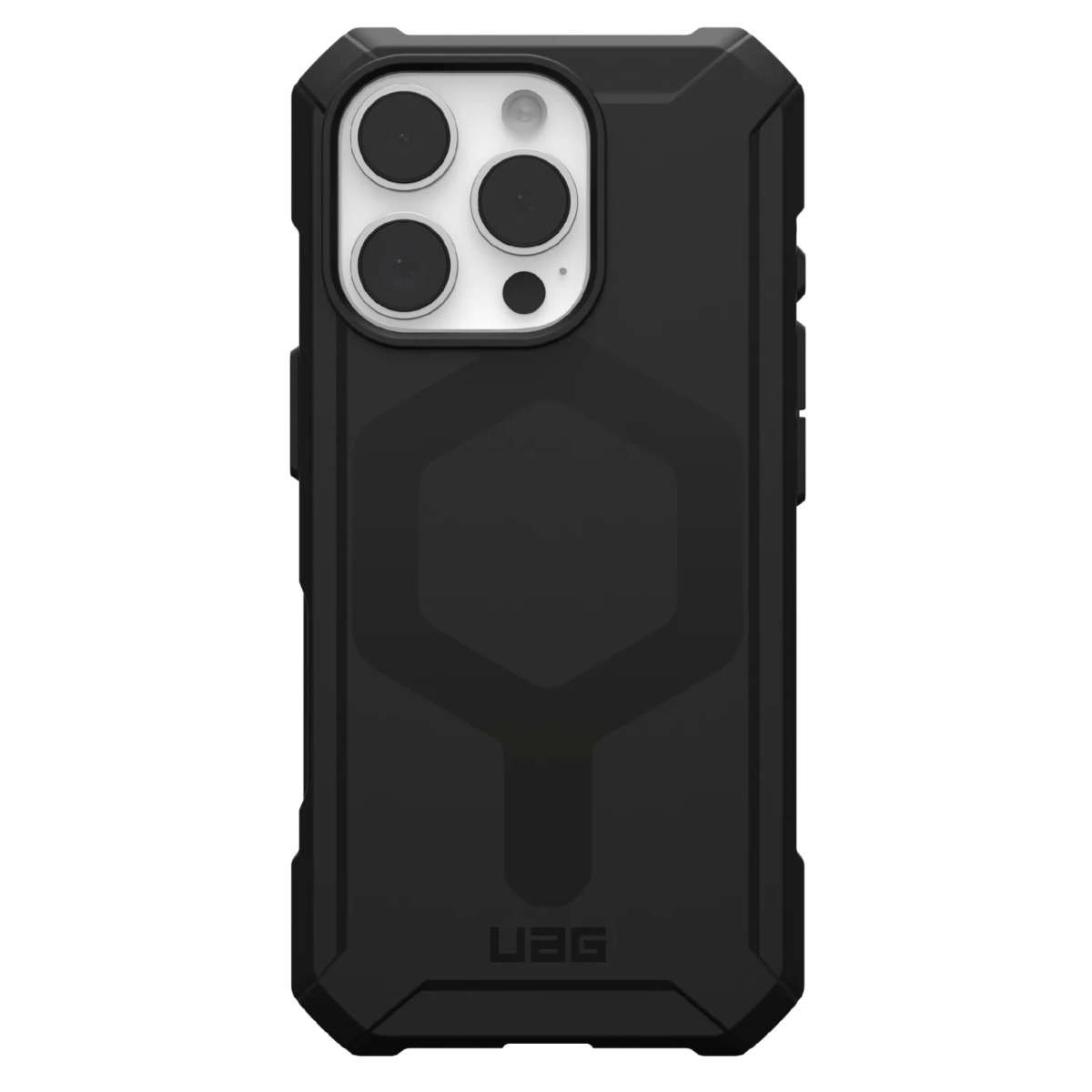 Противоударный защитный чехол UAG Essential Armor MagSafe для iPhone 16 Pro Black
