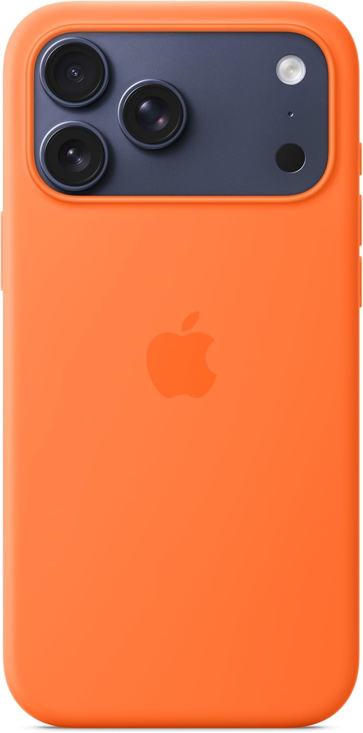 Силиконовый чехол Apple iPhone 17 Pro Max Silicone Case with MagSafe – Orange (MGFM4ZM/A)