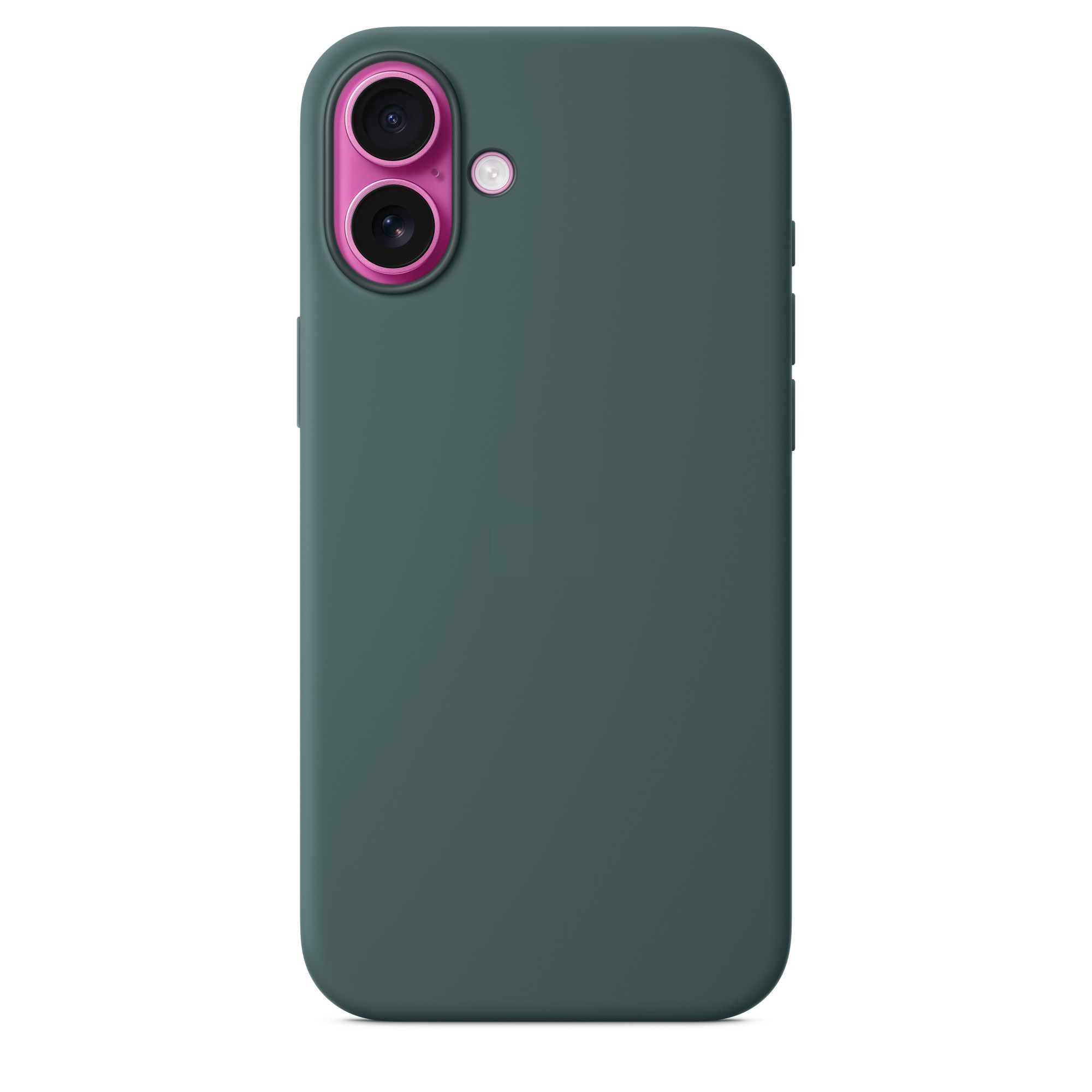 Силиконовый чехол Naturally Silicone Case with MagSafe Lake Green для iPhone 16 Plus