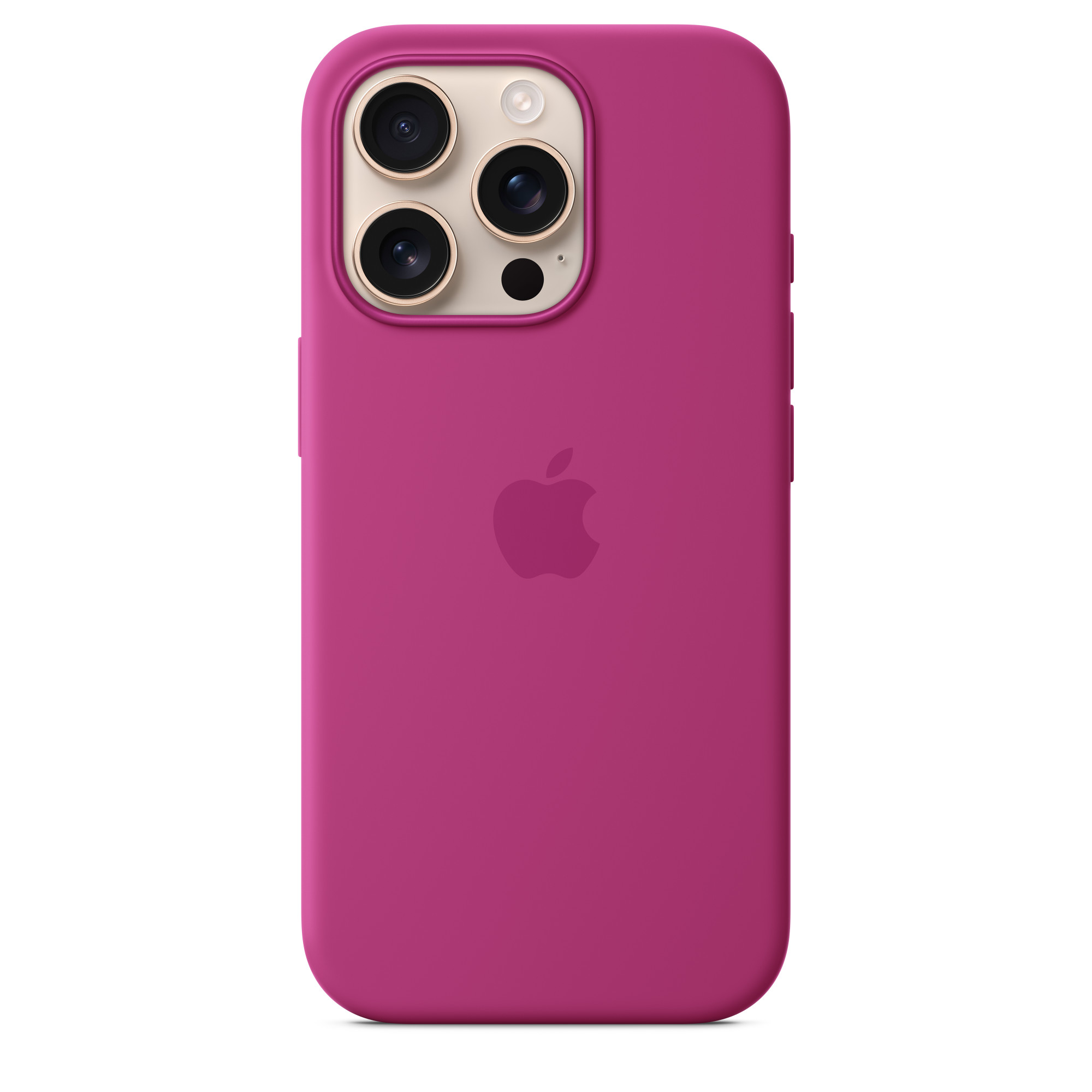 Силиконовый чехол Apple iPhone 16 Pro Silicone Case with MagSafe – Fuchsia (MYYN3ZM/A)