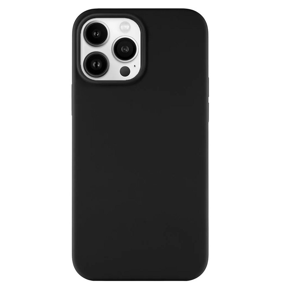 Силиконовый чехол Naturally Silicone Case Black для iPhone 13 Pro