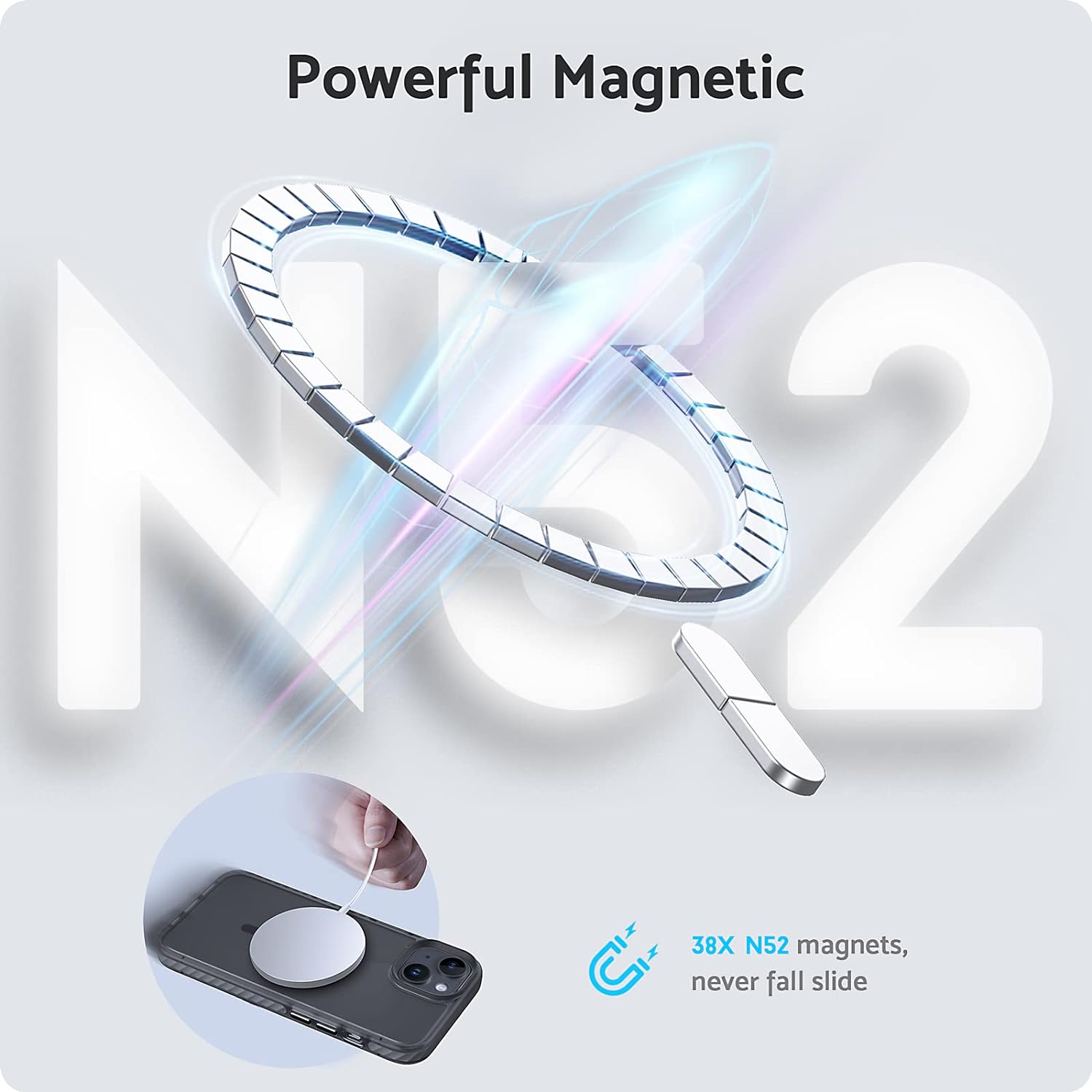 Чехол Gurdini Nano Series with Magsafe Pink для iPhone 15