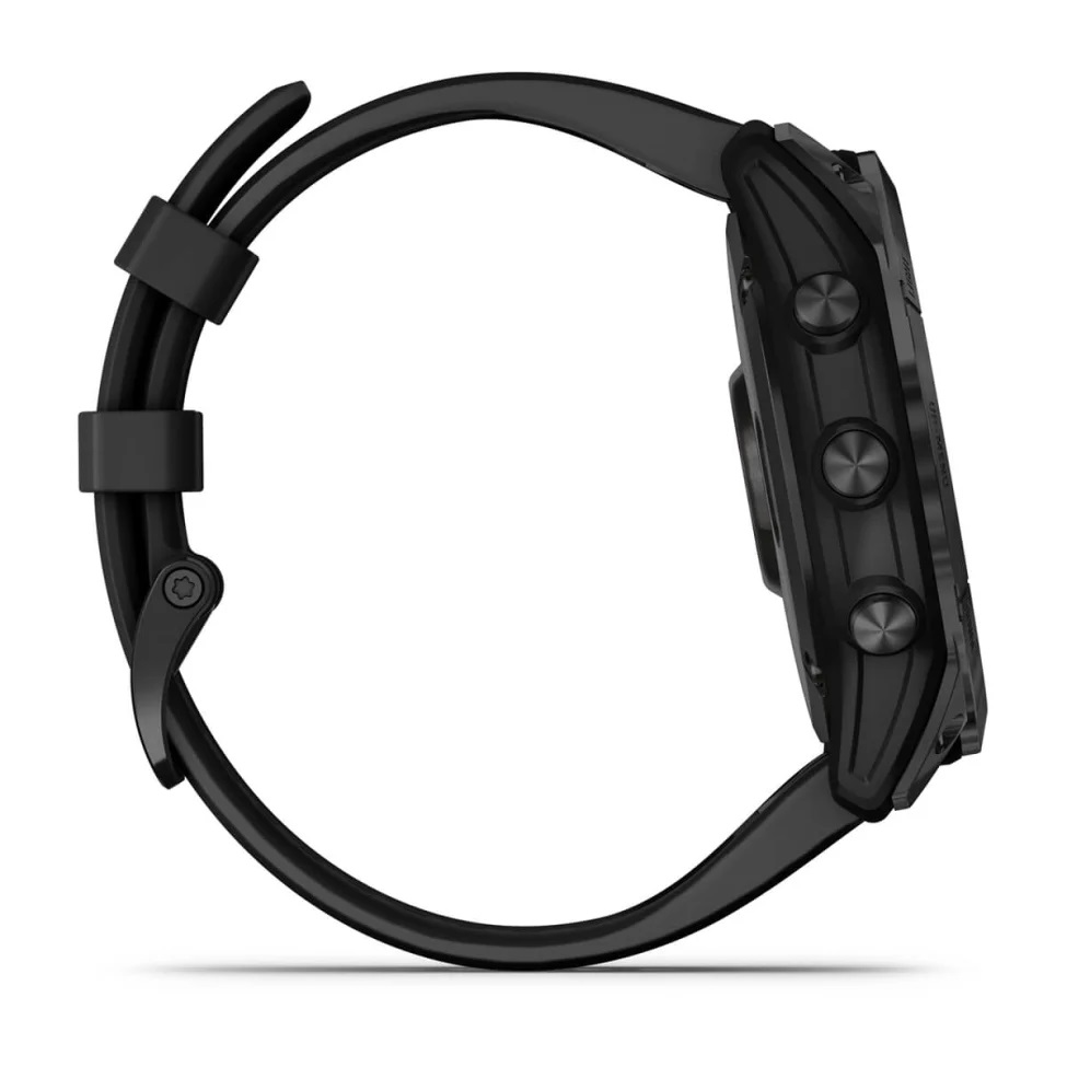 Умные часы Garmin fenix 7X – Sapphire Solar Edition Black DLC Titanium with Black Band (010-02541-23)