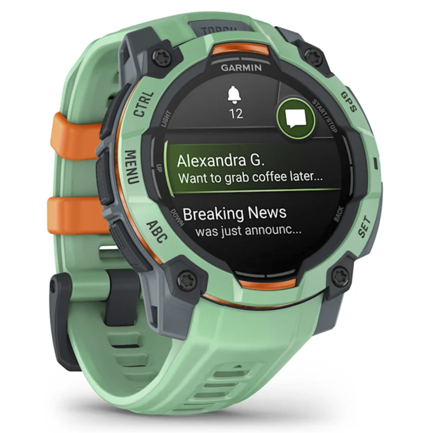 Умные часы Garmin Instinct 3 – 45 mm, AMOLED Neotropic with Neotropic Band (010-02936-01)