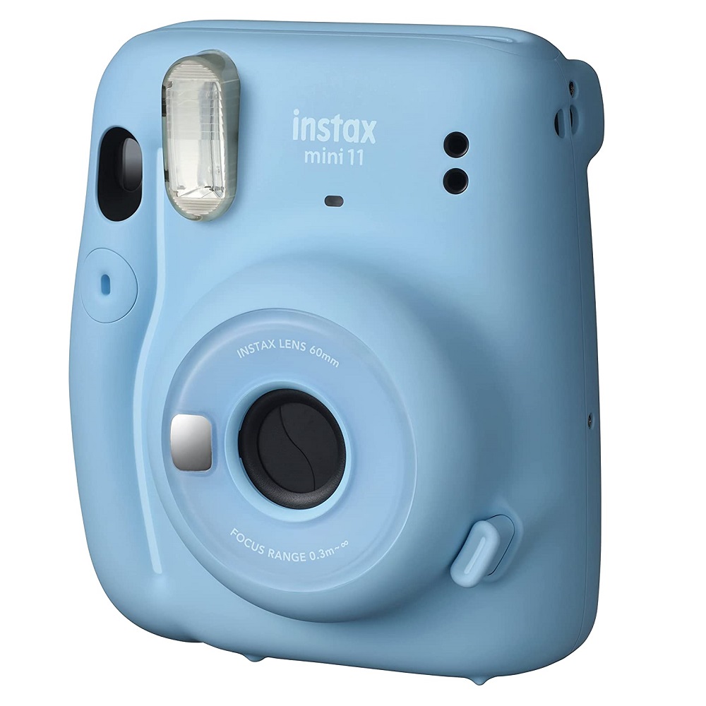 Фотоаппарат моментальной печати Fujifilm Instax Mini 11, печать снимка 62x46 мм, sky blue