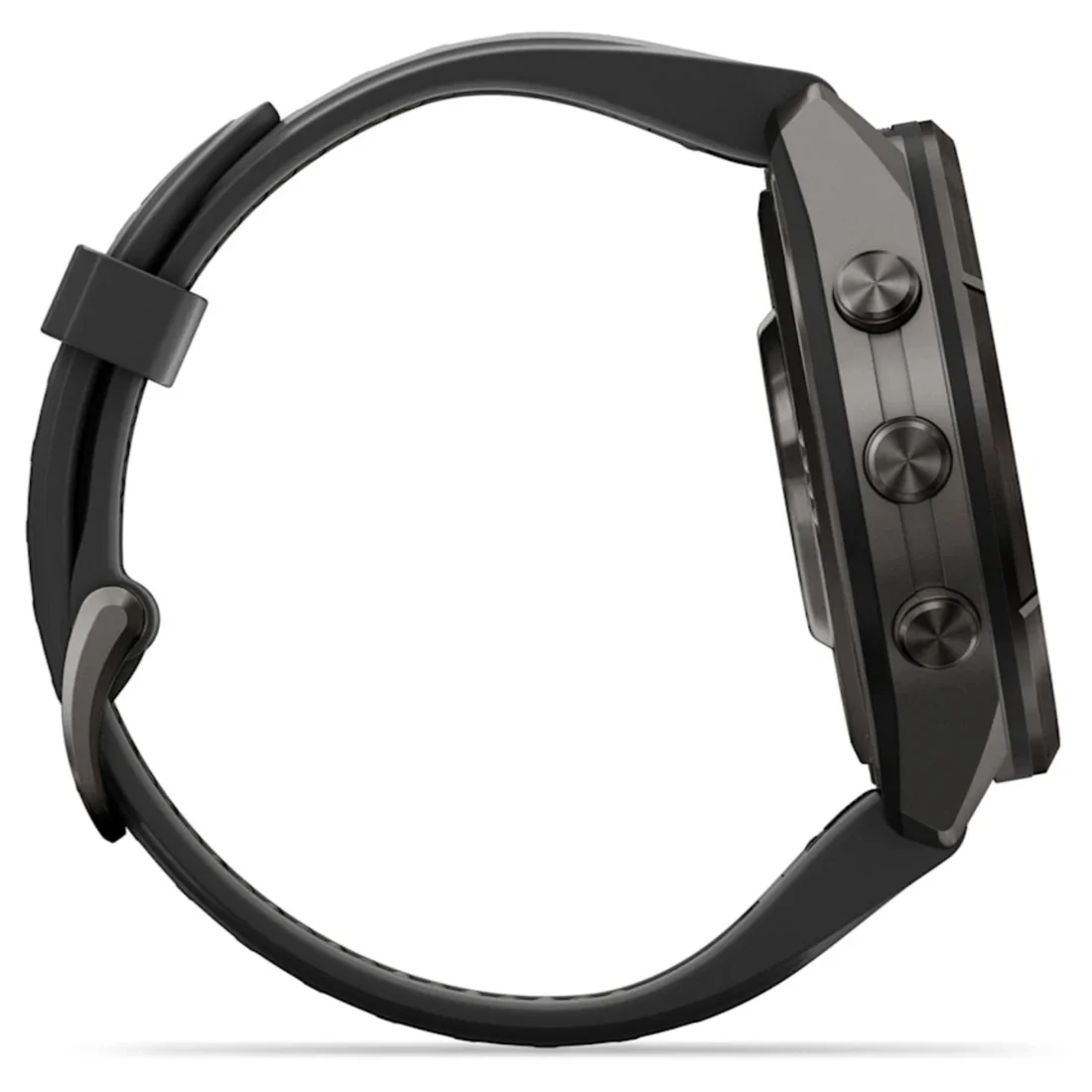 Умные часы Garmin fenix 9 Pro - 43 mm inReach Carbon Gray DLC Titanium with Black/Pebble Grey Silicone Band (010-04335-11)